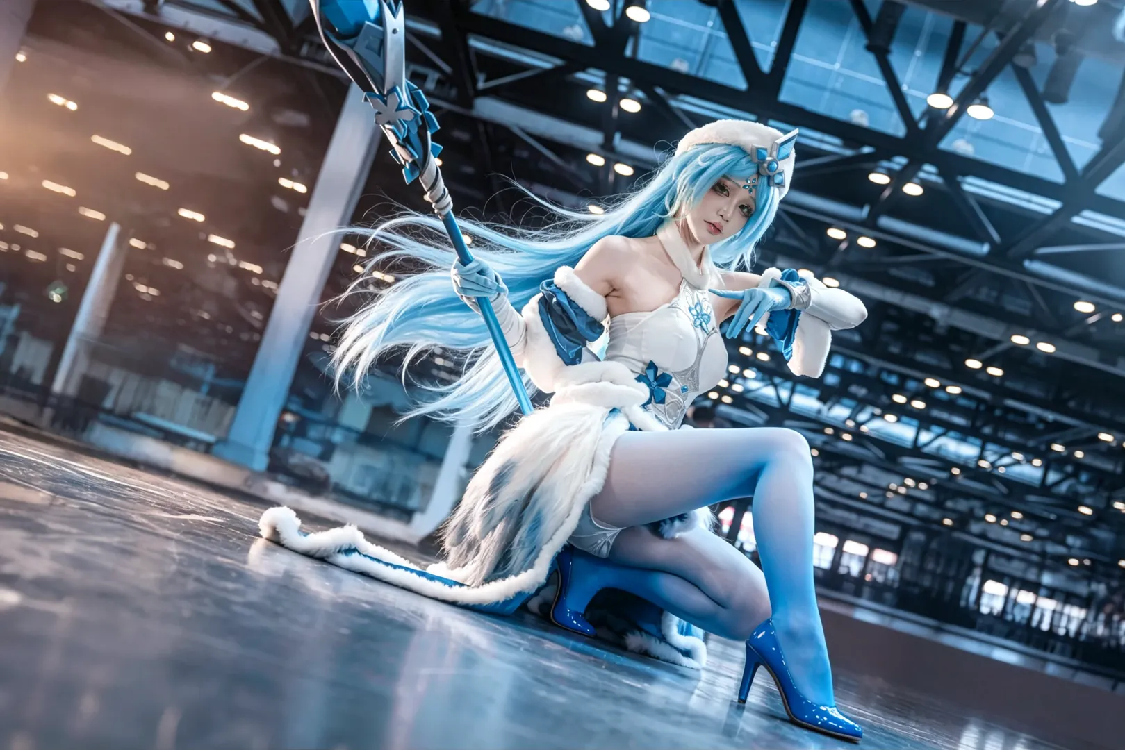 【王昭君cos】王者榮耀裡的冰雪女王，寒流無處不在 - 第 2 張