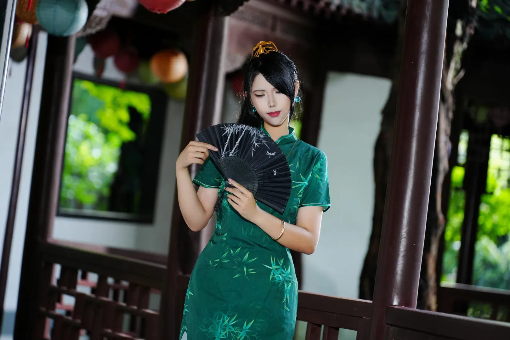 【贤者cos】无畏契约角色的国风旗袍造型 - 第 8 张