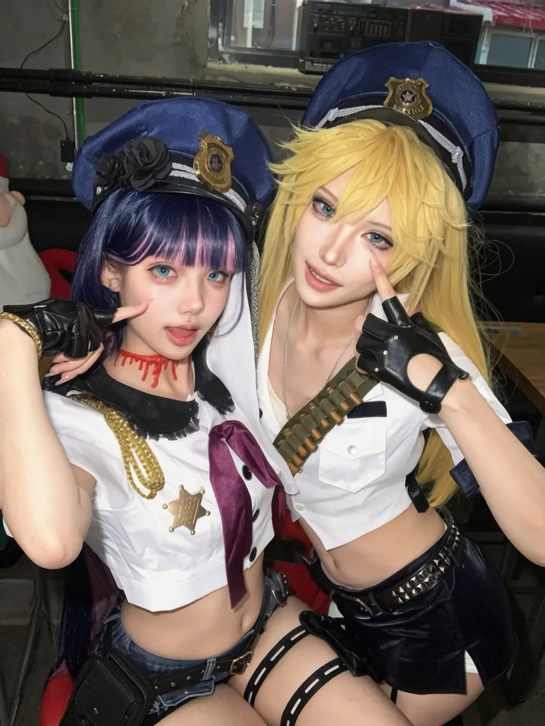 【panty stocking cos】吊帶襪天使的叛逆警花組合 - 第 2 張