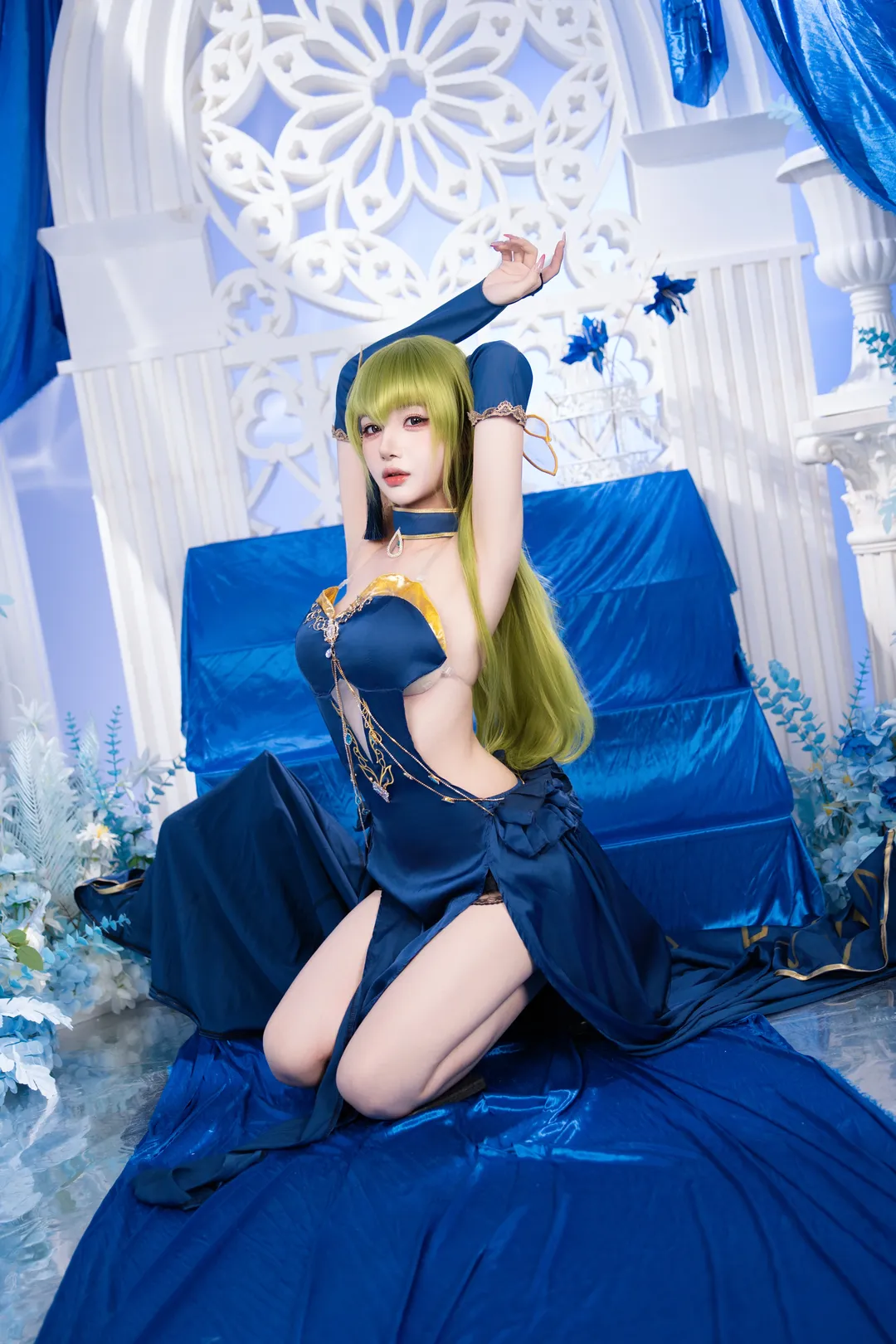 【c.c.cos】藍白布景下的造型拍攝日常 - 第 2 張