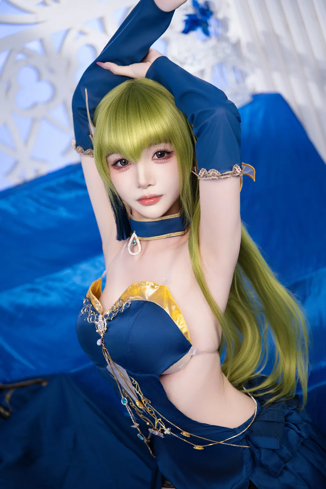 【c.c.cos】藍白布景下的造型拍攝日常 - 第 3 張