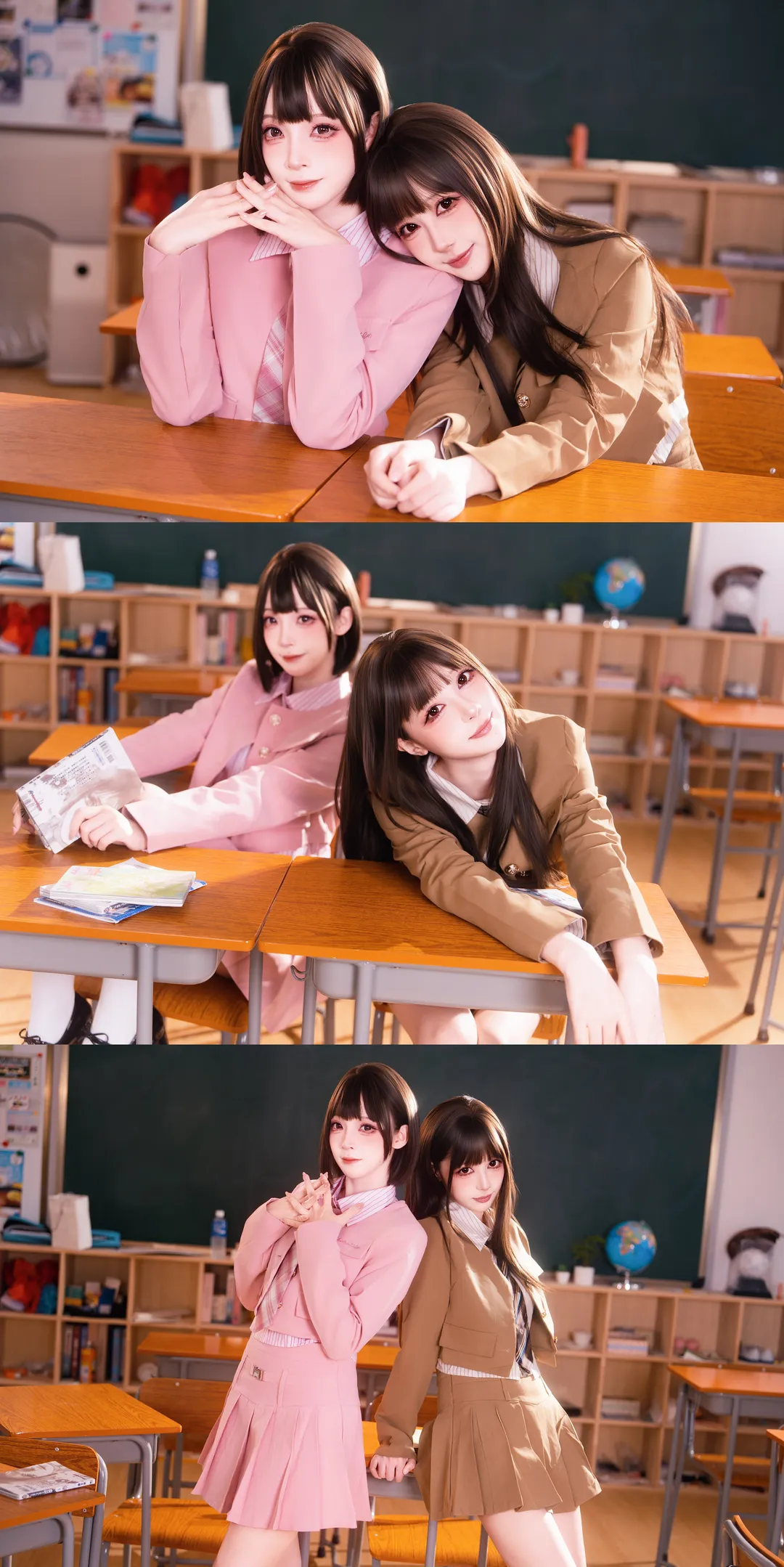 重返校园时代的JK制服双人写真 - 第 2 张