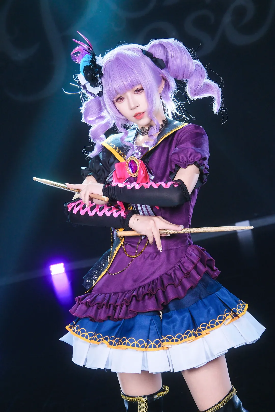 【宇田川亞子cos】Roselia舞臺打歌服抓拍 - 第 8 張