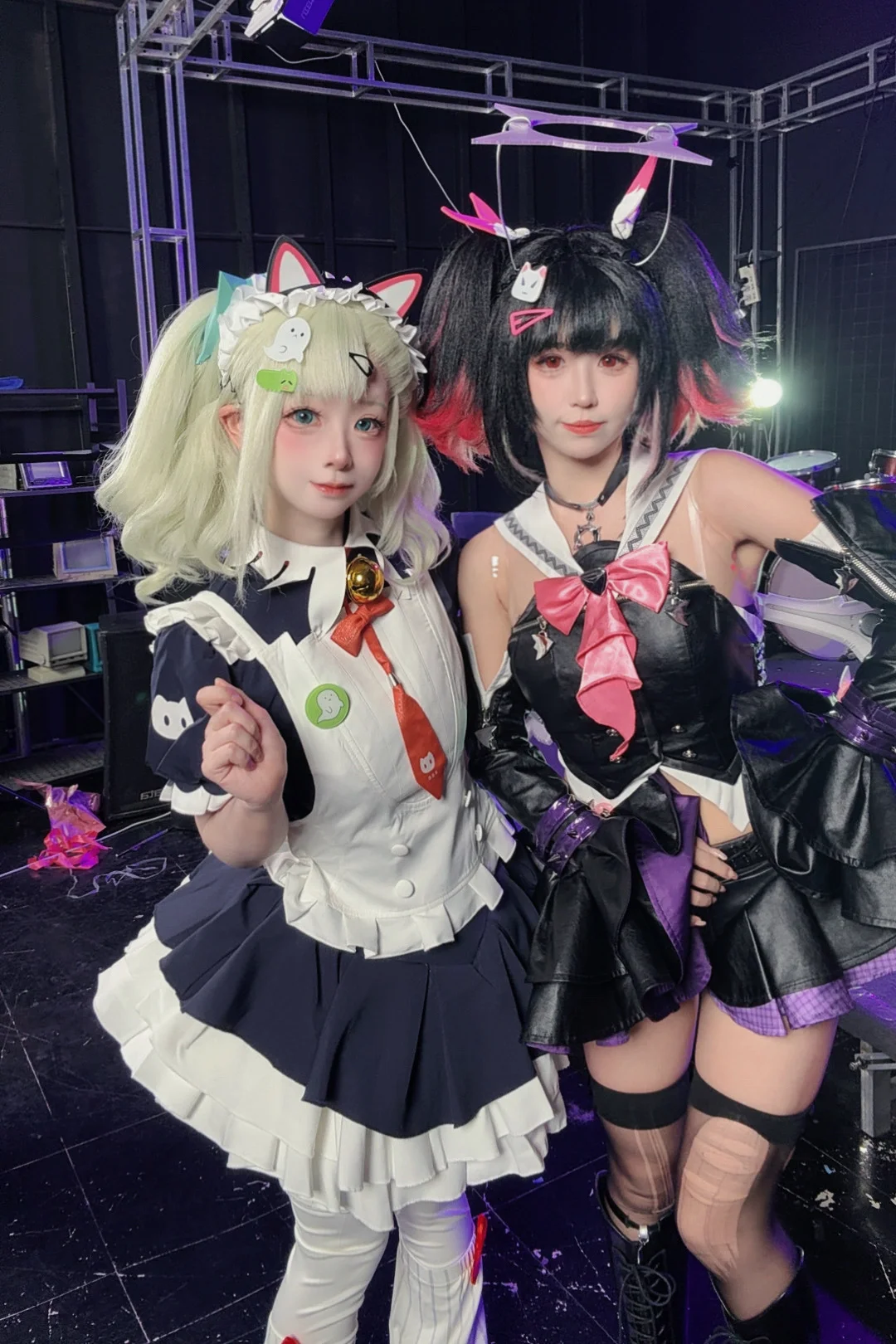 【南宫羽cos】绝区零妄想天使阵营出战，紫黑战袍质感拉满 - 第 5 张