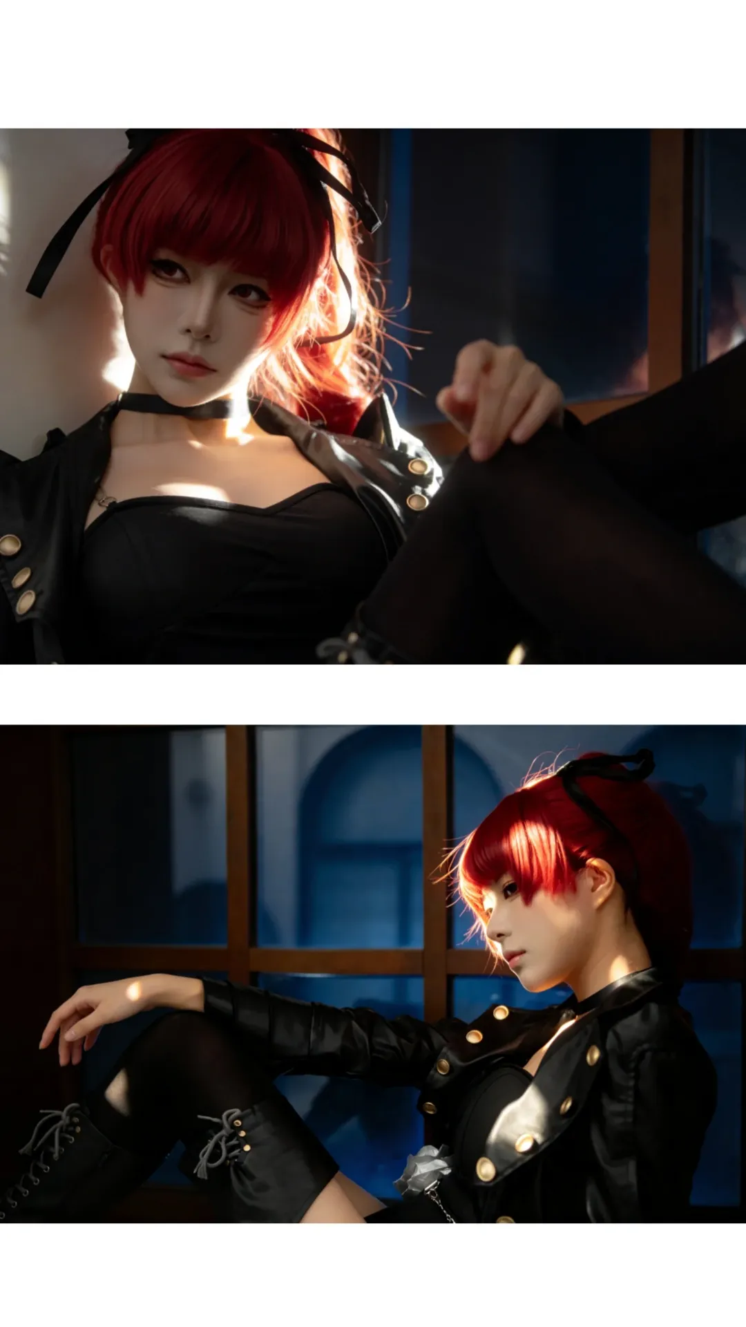 【芳澤霞cos】分享P5R的紅色系風格寫真 - 第 1 張