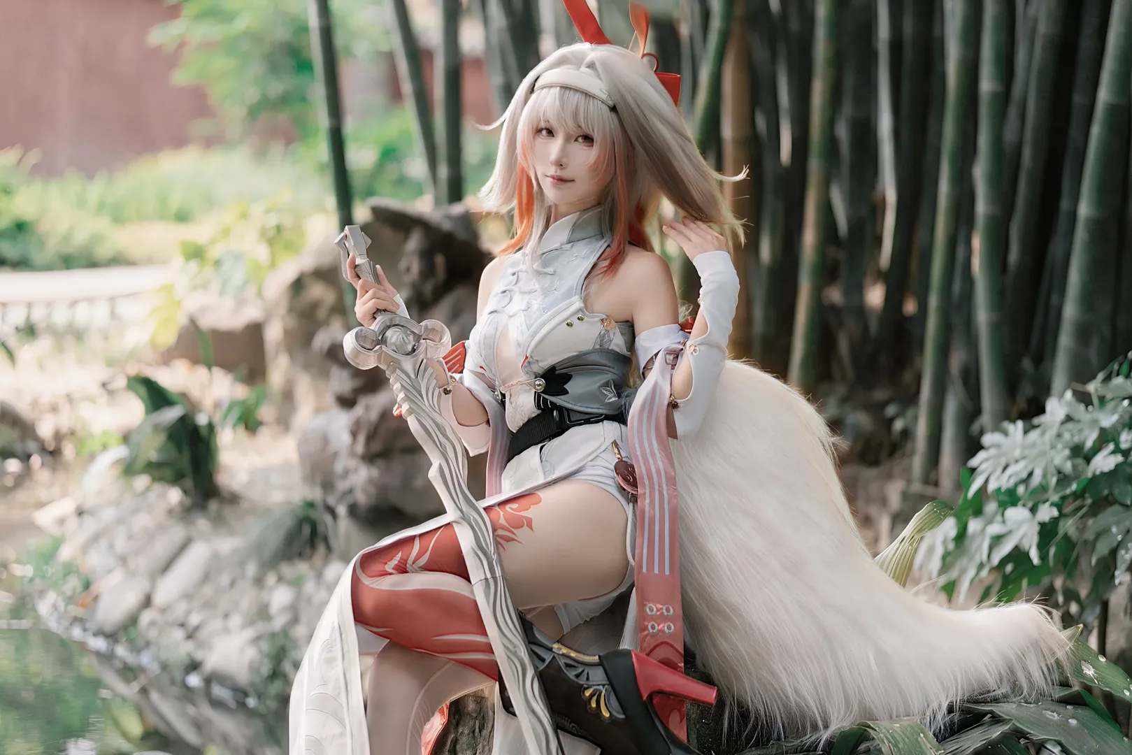 【叶瞬光cos】绝区零竹林里的青溟剑剑主 - 第 3 张