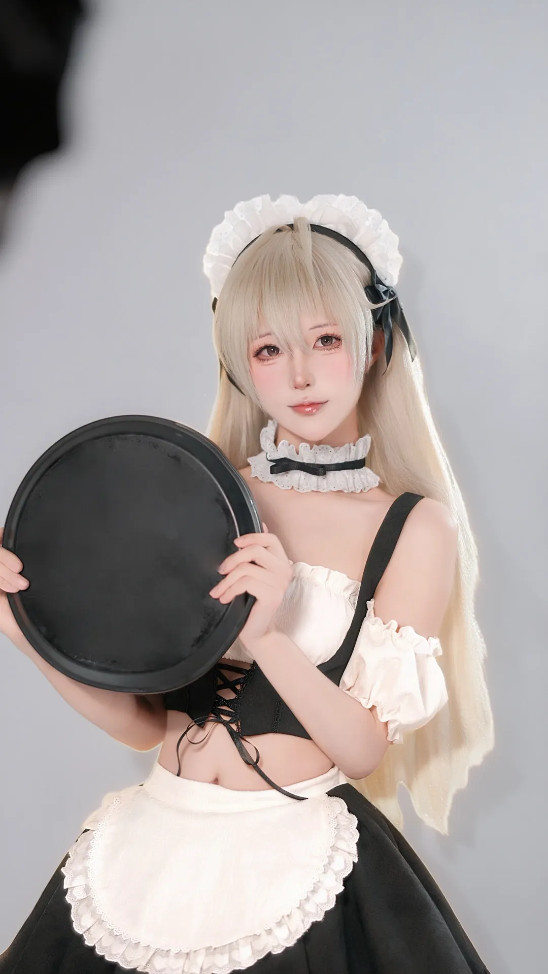 【春日野穹cos】女仆装搭配黑丝的出片分享 - 第 2 张