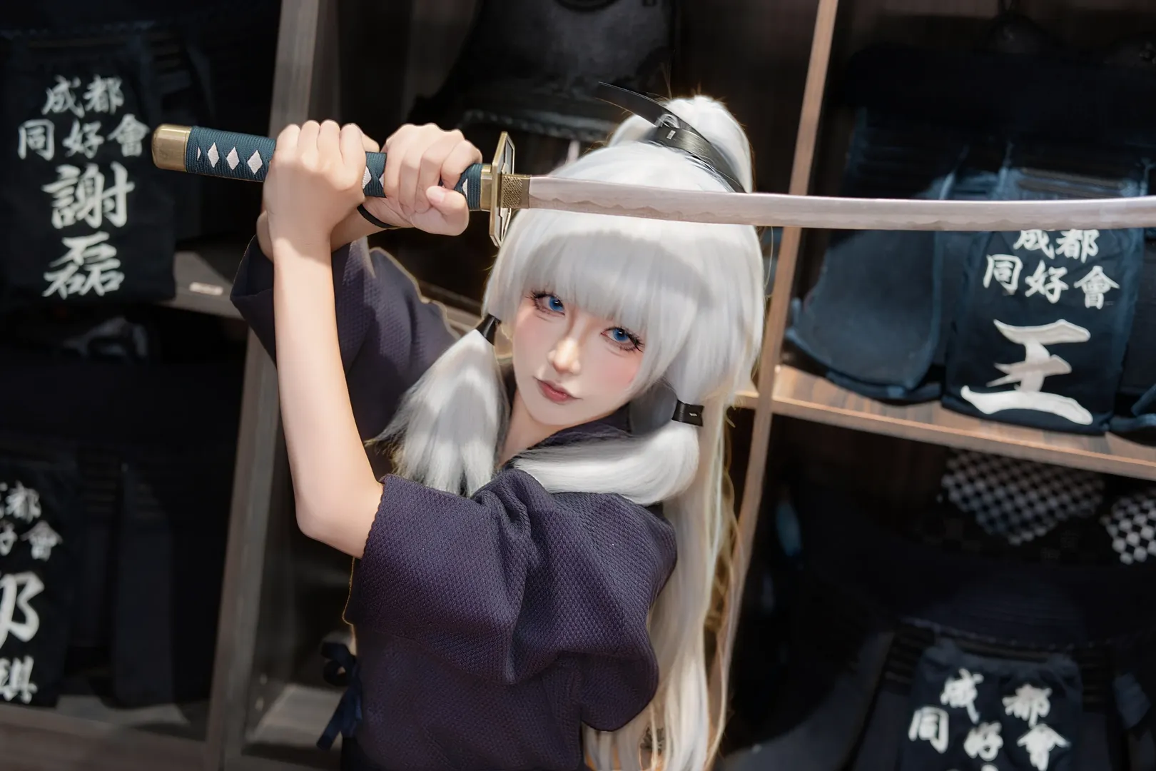 【神里绫华cos】原神白鹭公主的剑道修行 - 第 1 张