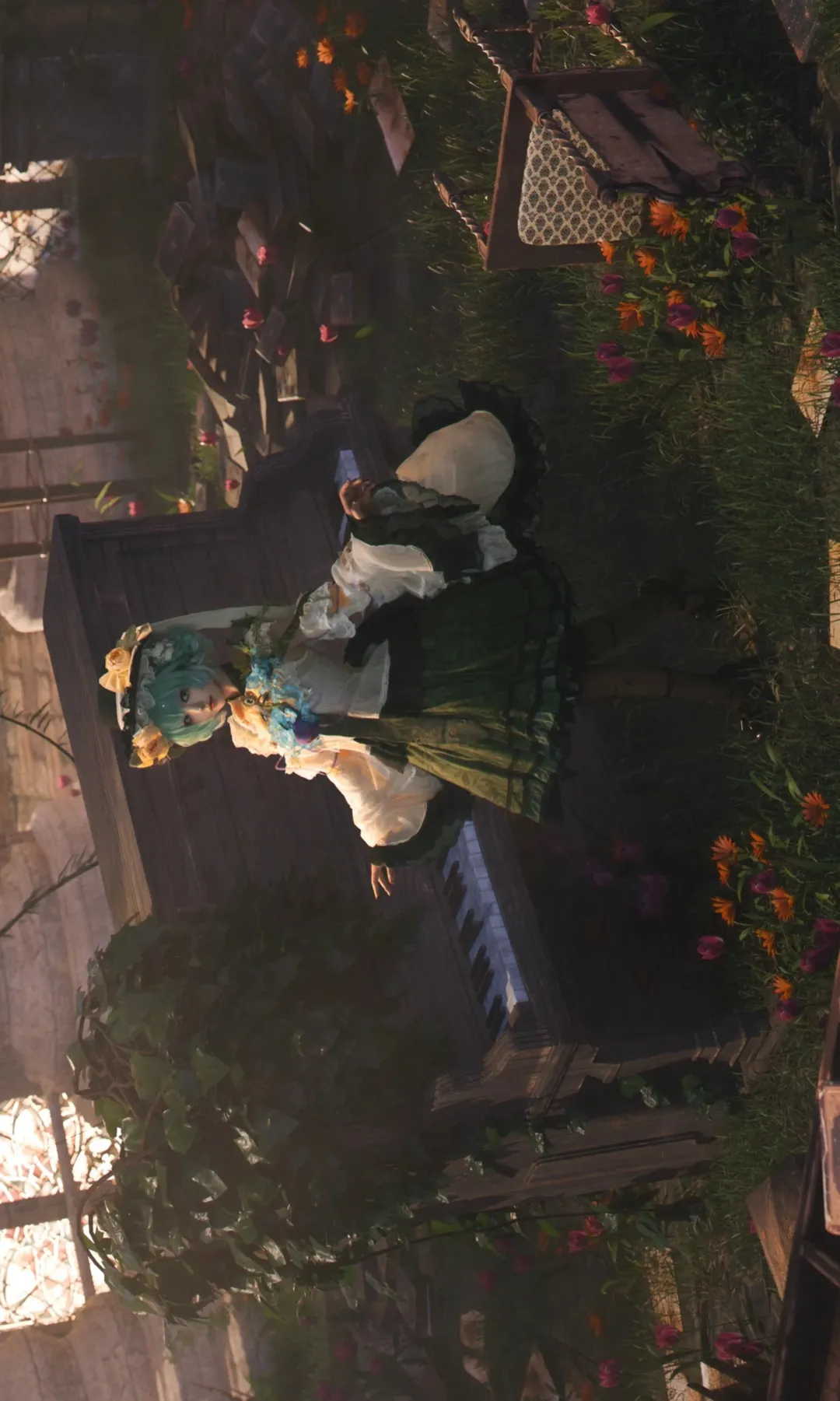 【古明地恋cos】废墟里的少女，与旧钢琴和花丛的对话 - 第 2 张