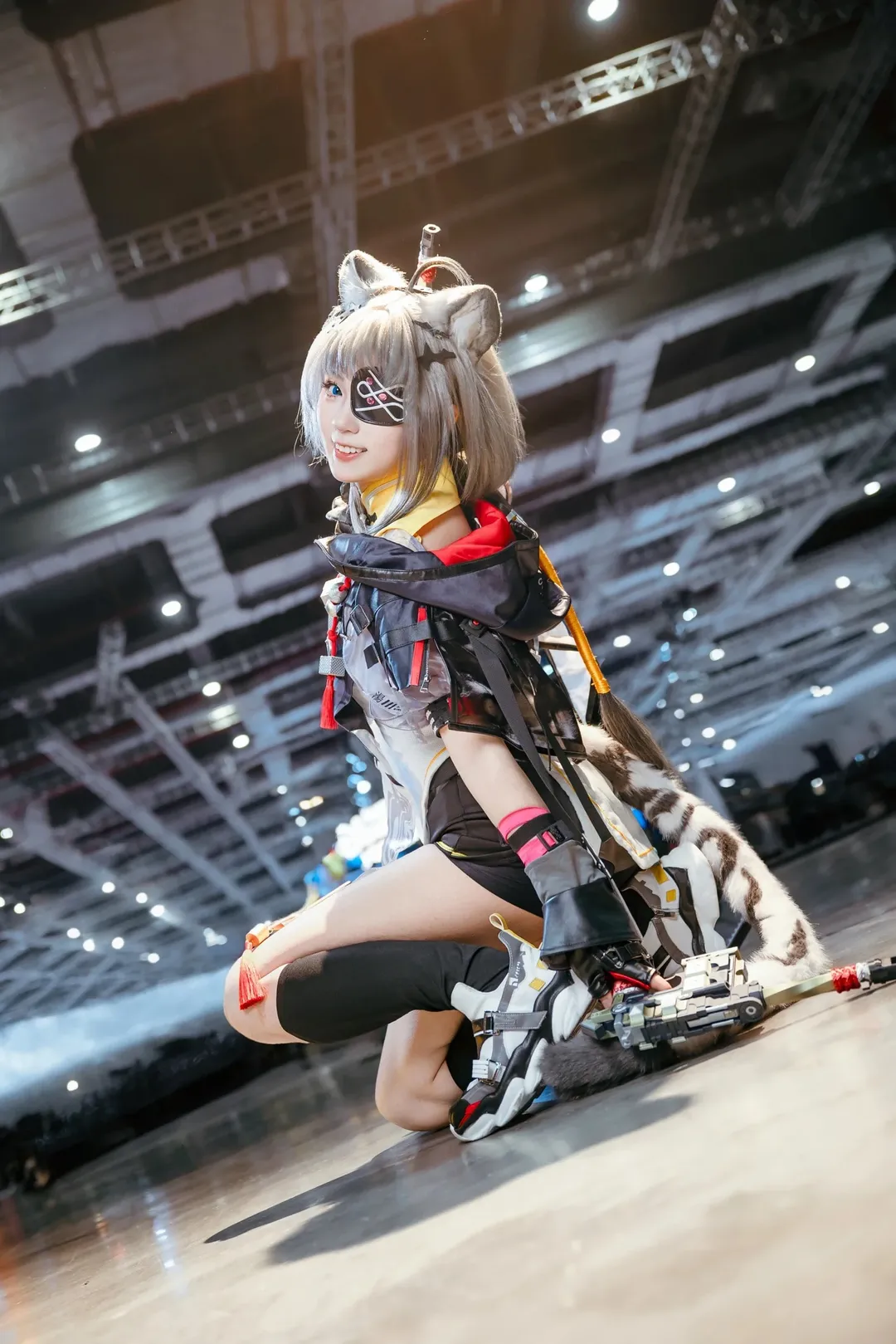 【汤汤cos】明日方舟终末地清波寨大当家的战斗身姿 - 第 1 张