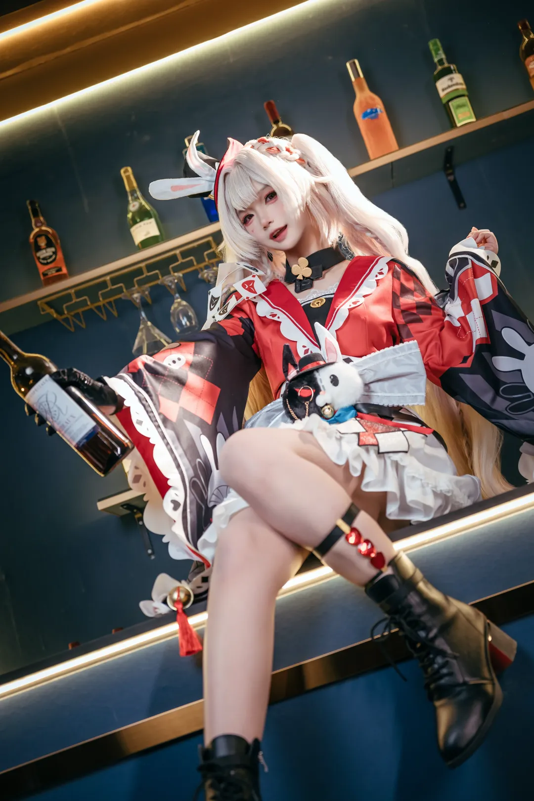 火花cos 崩坏星穹铁道里的酒吧特别行动 - 第 1 张