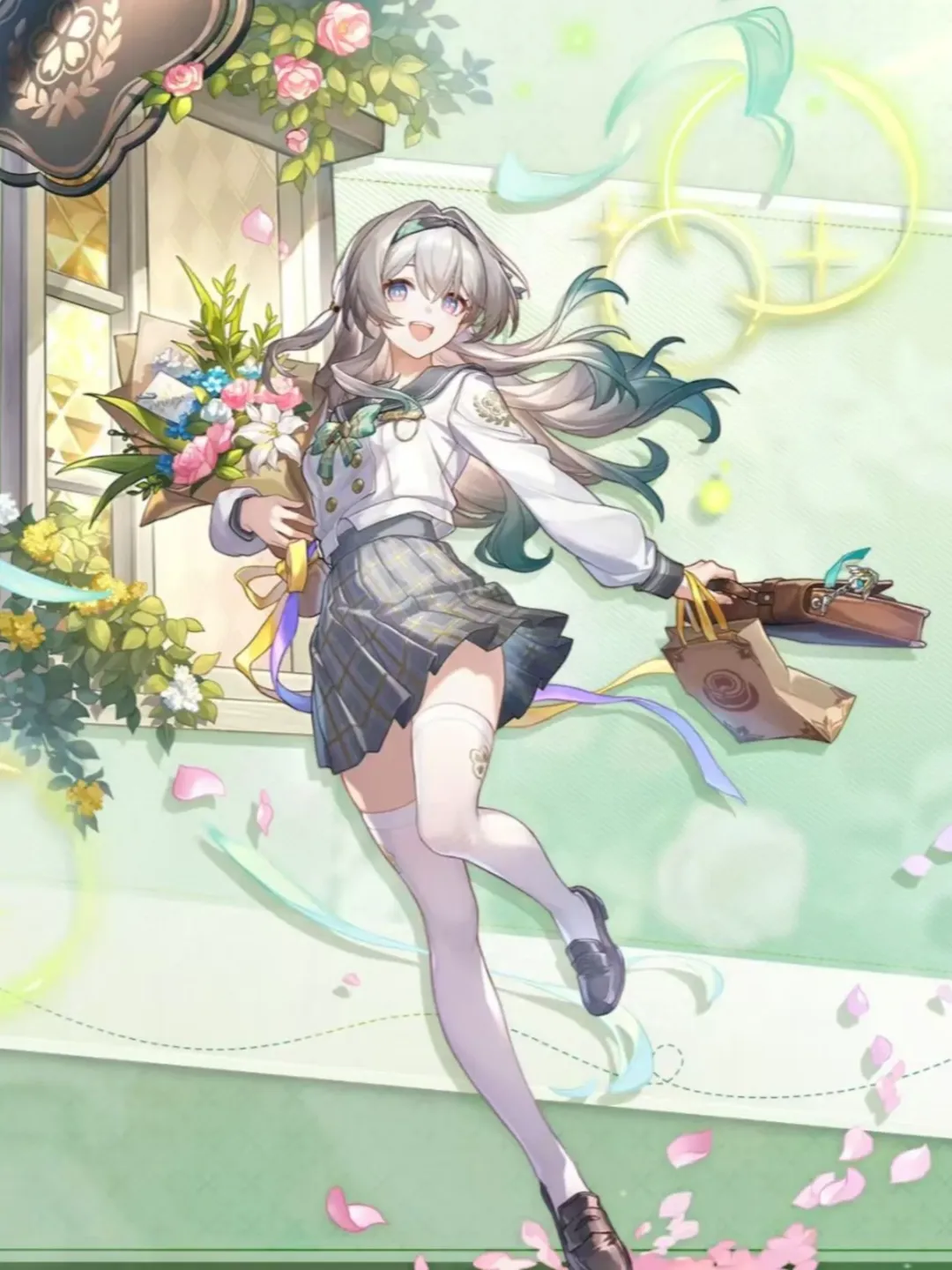 【流萤cos】没买到手办索性自己拍，崩坏星穹铁道这套水手服绝了 - 第 3 张