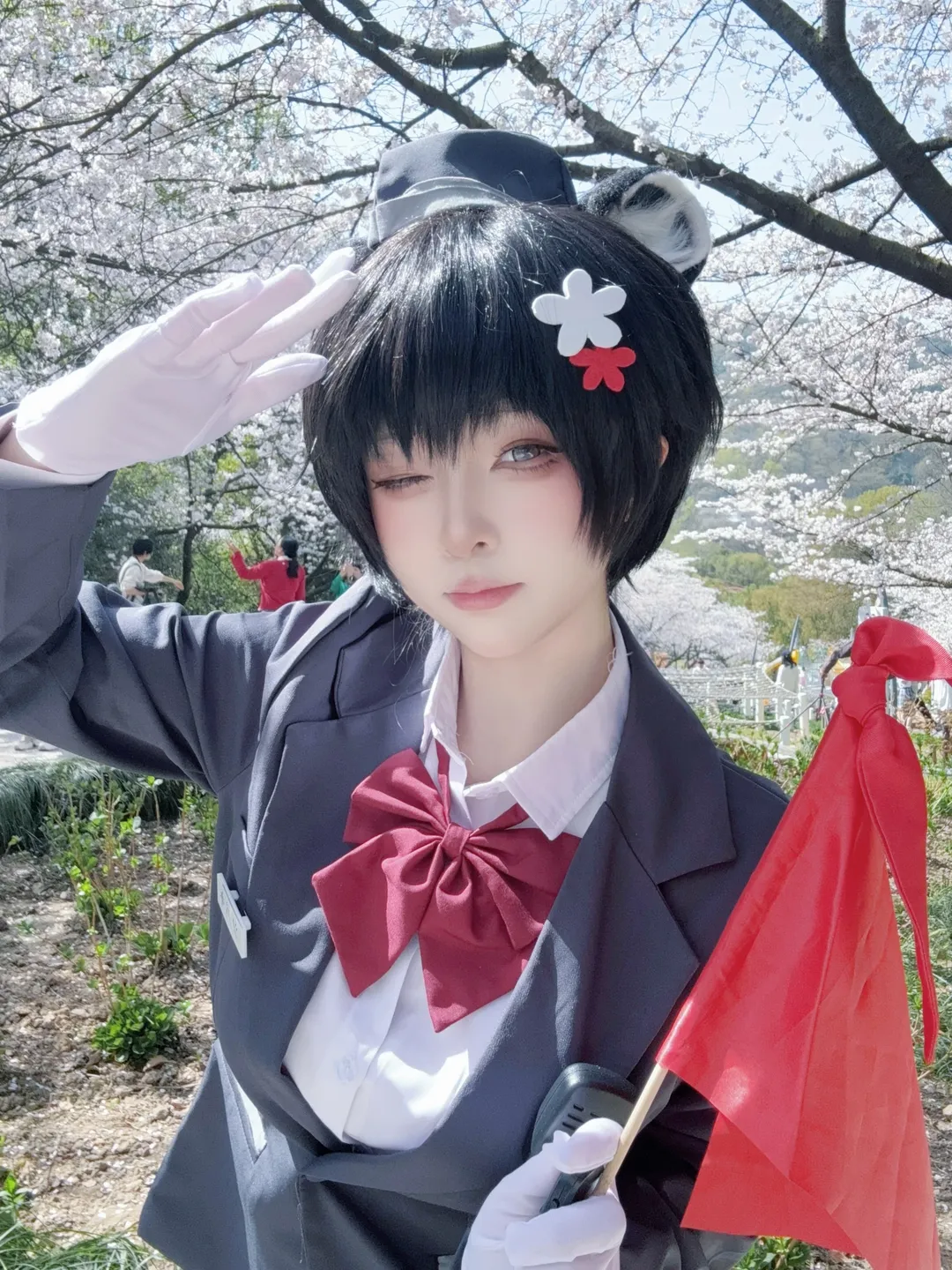【導遊椿cos】蔚藍檔案，櫻花下的導遊椿 - 第 2 張