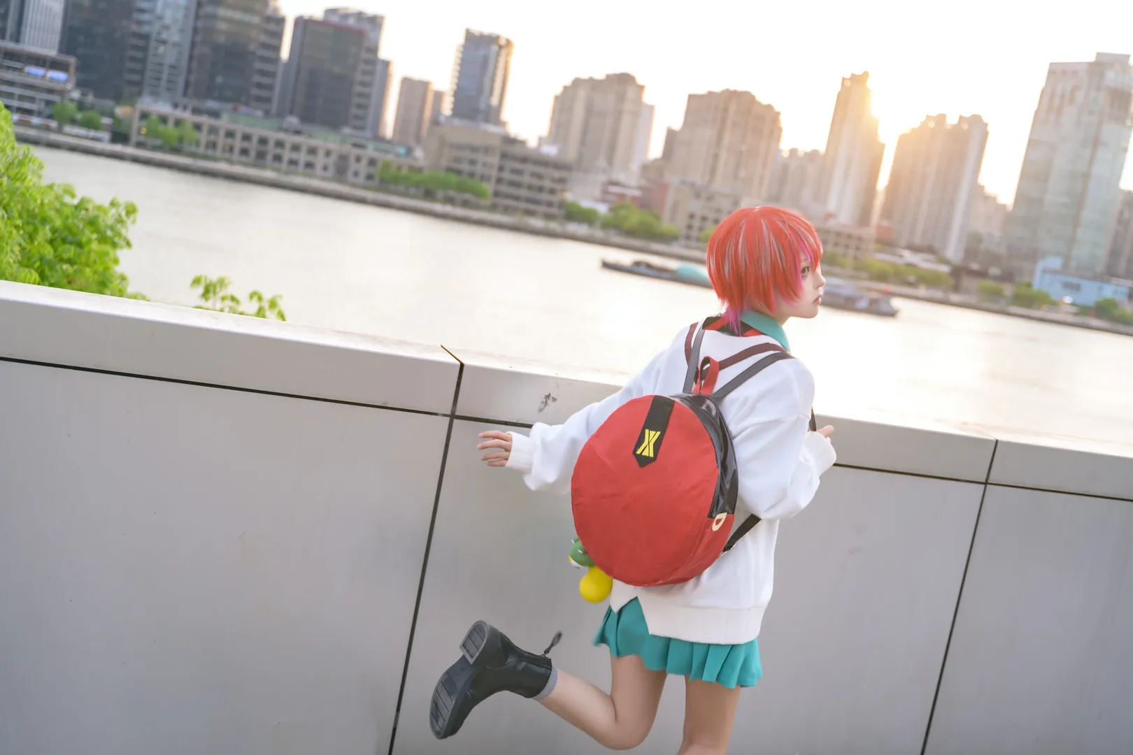 【玛秋cos】高达gquuuuuux 天手让叶的江边黄昏随拍 - 第 5 张