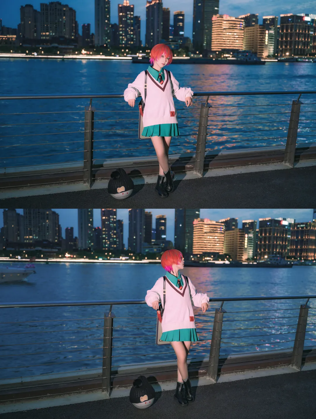 【玛秋cos】高达gquuuuuux 天手让叶的江边黄昏随拍 - 第 6 张