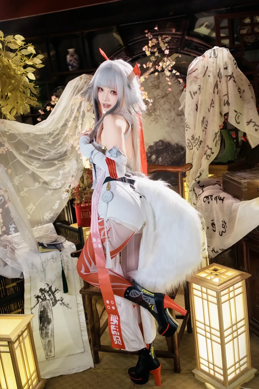 【叶瞬光cos】绝区零里的国风甜妹穿搭 - 第 4 张