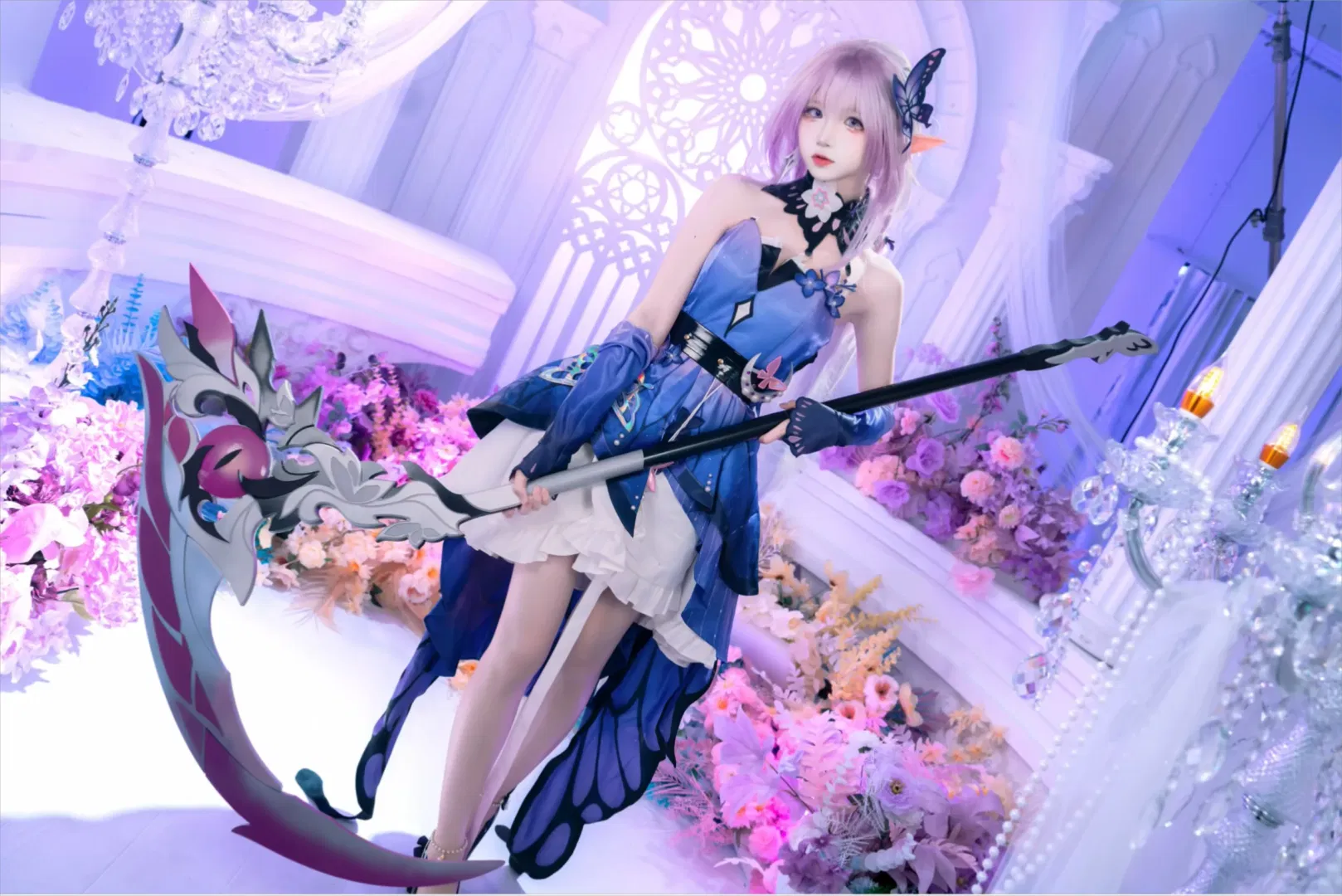 【遐蝶cos】崩坏星穹铁道里的梦幻花海摄影 - 第 4 张