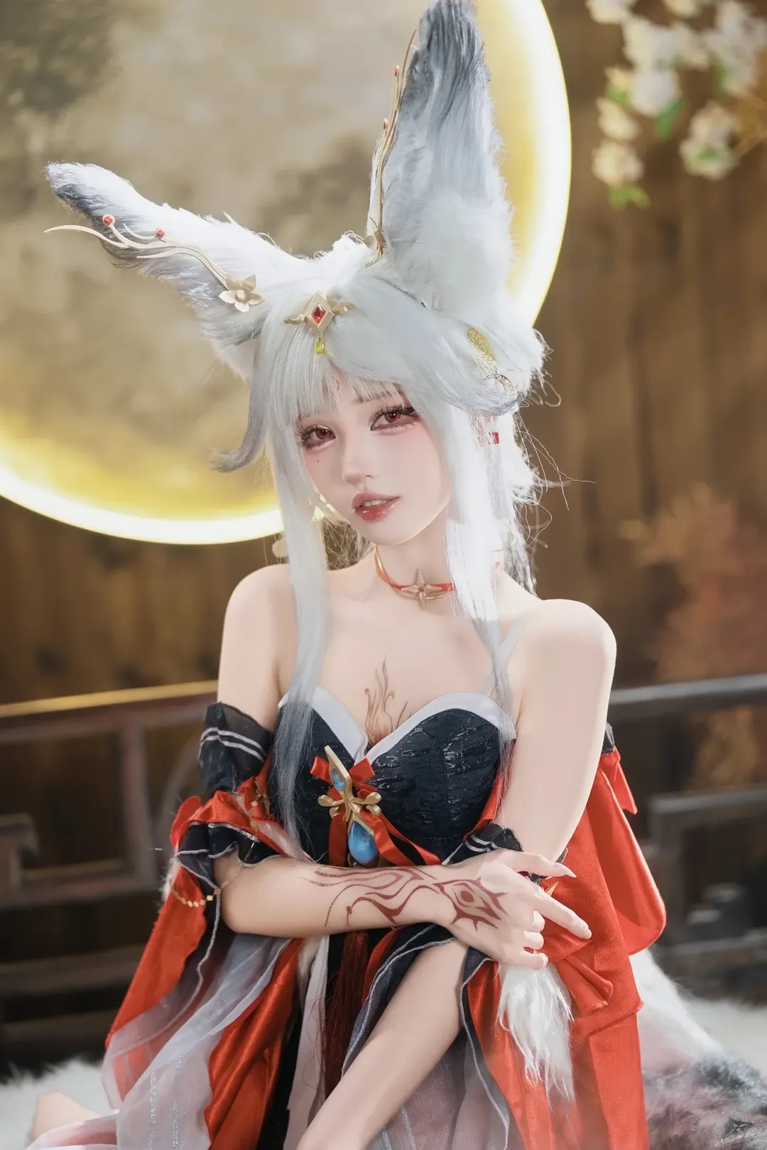 【心-2cos】鸣潮银发兽耳娘，服装细节质感拉满 - 第 3 张