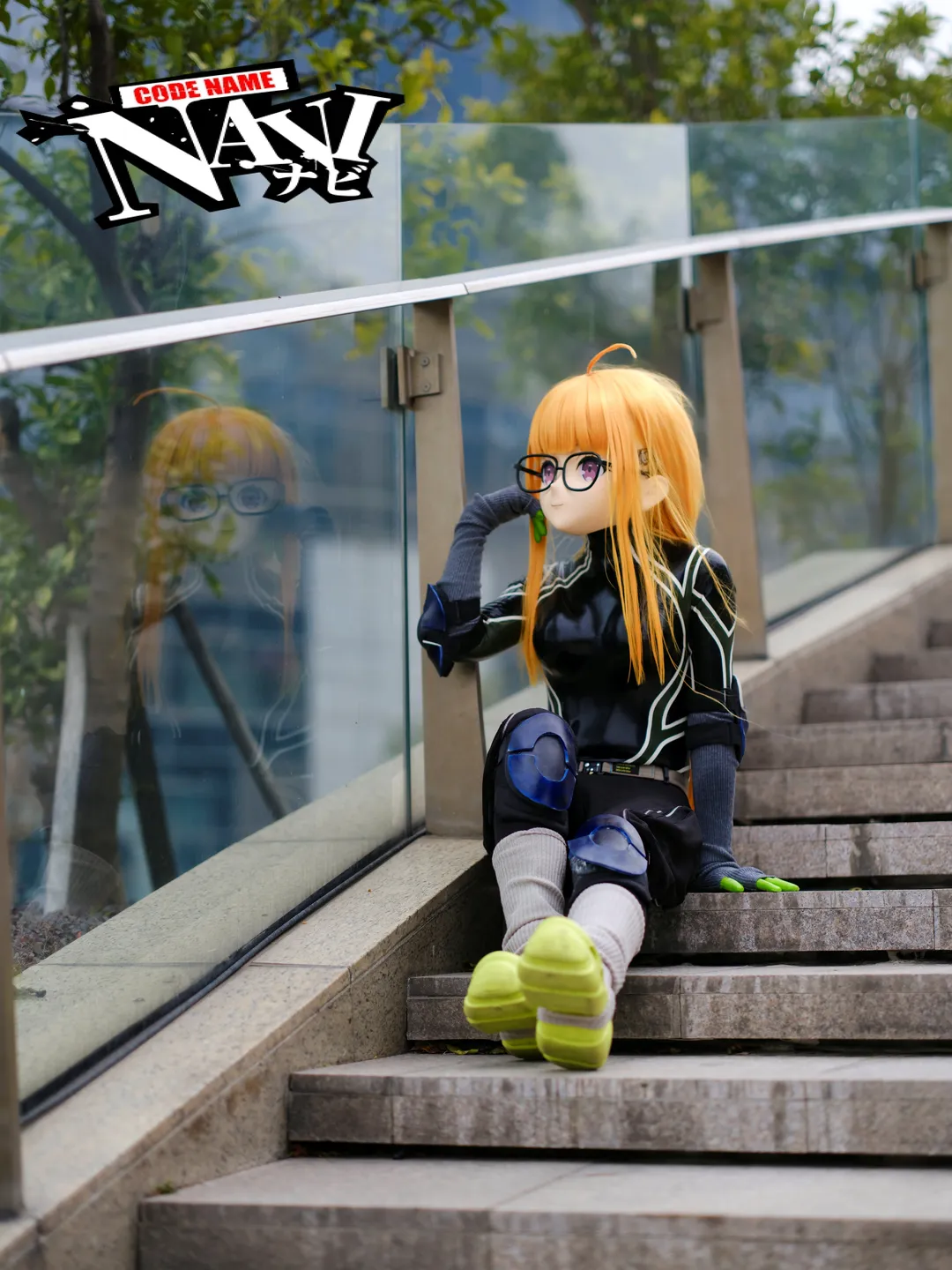 【佐倉雙葉cos】女神異聞錄5戰鬥服的蘇州中心冬日隨拍 - 第 3 張