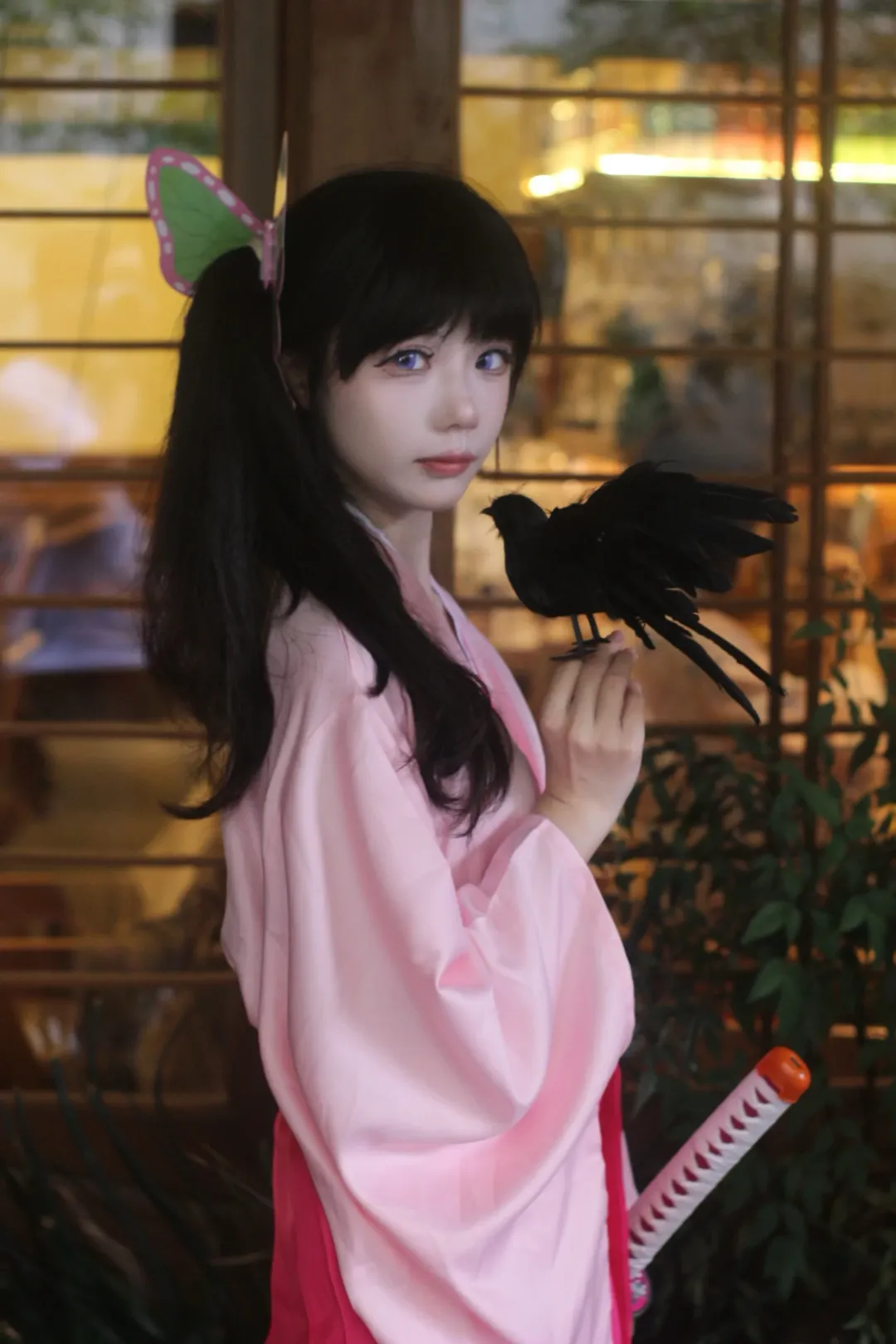 【香奈乎cos】花之呼吸与粉色和服 - 第 2 张