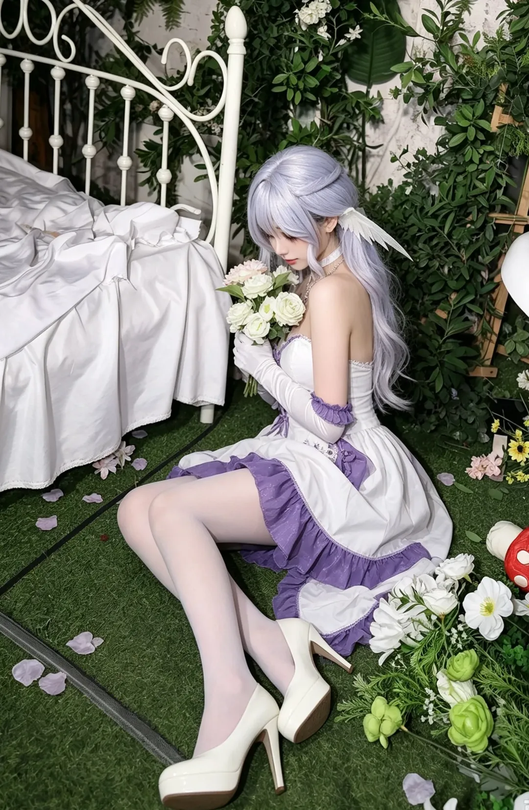 【知更鳥cos】南京實景花園白紫裙約拍記錄 - 第 2 張