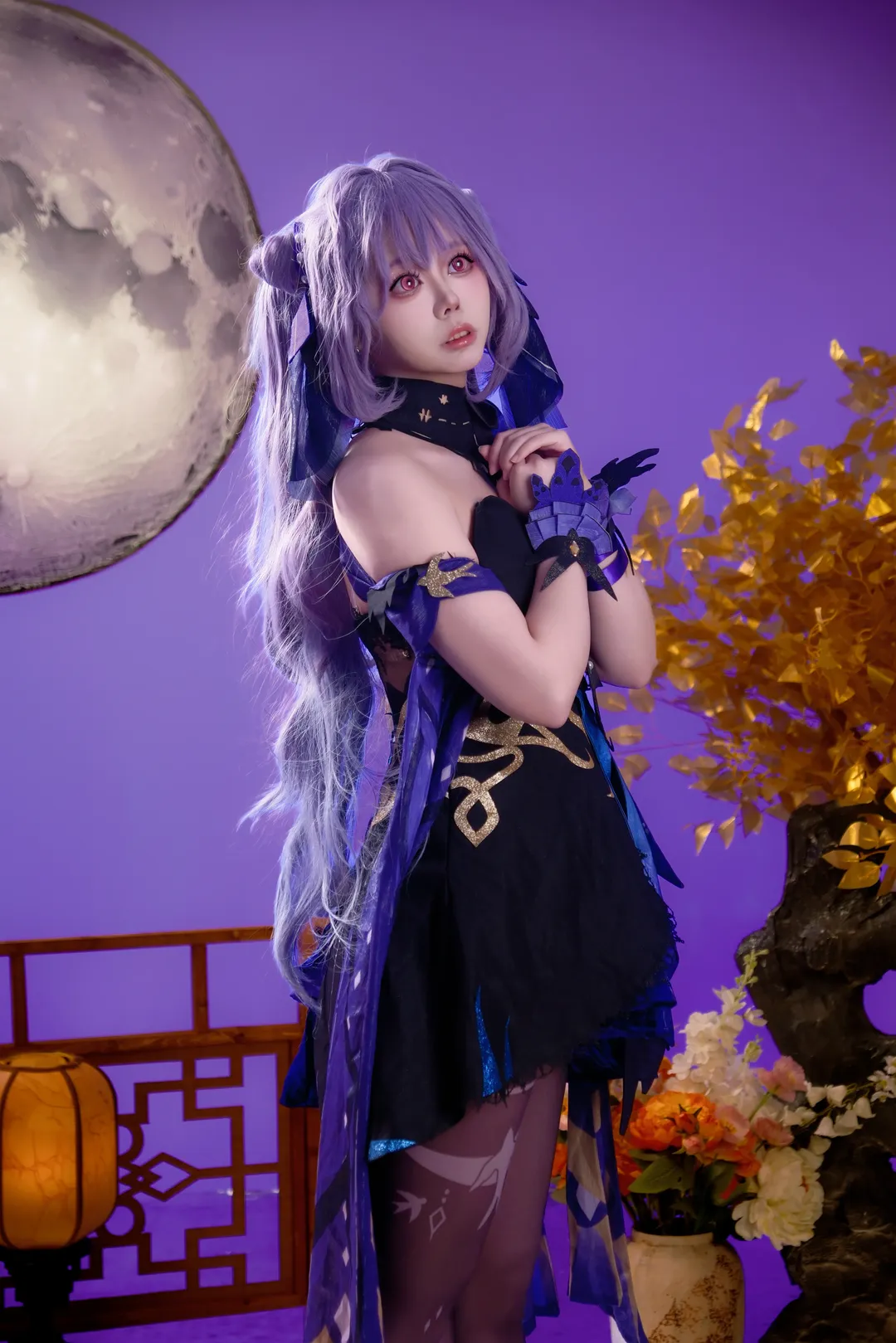 【刻晴cos】中秋月下的霓裾蹁跹 - 第 4 张