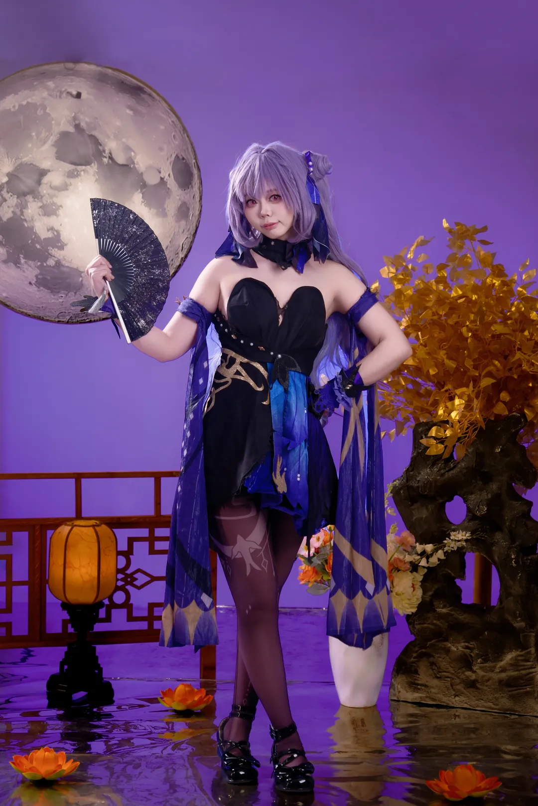 【刻晴cos】中秋月下的霓裾蹁跹 - 第 5 张