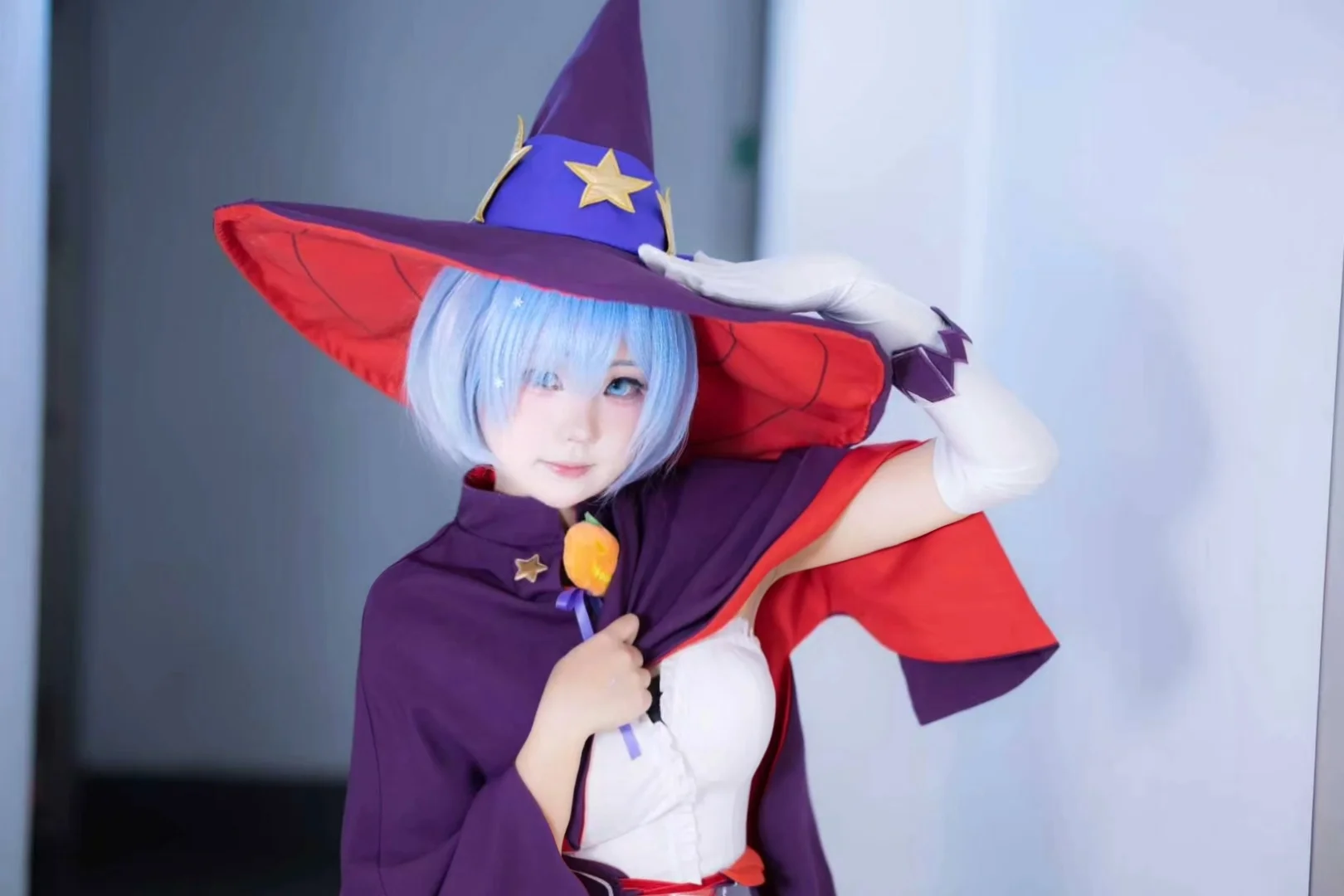 【蕾姆cos】从零开始的异世界生活 万圣节魔法装扮 - 第 1 张