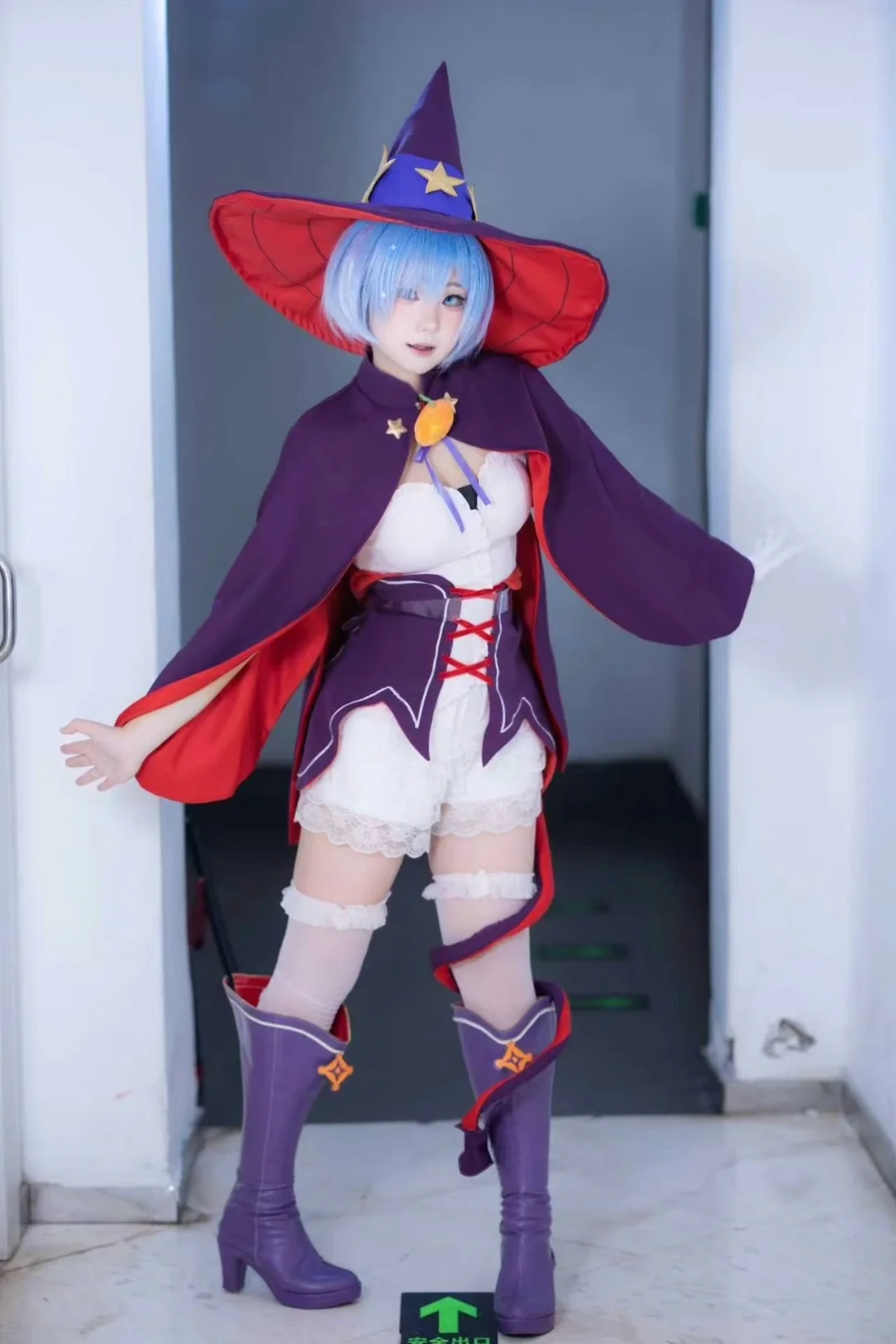 【蕾姆cos】从零开始的异世界生活 万圣节魔法装扮 - 第 2 张