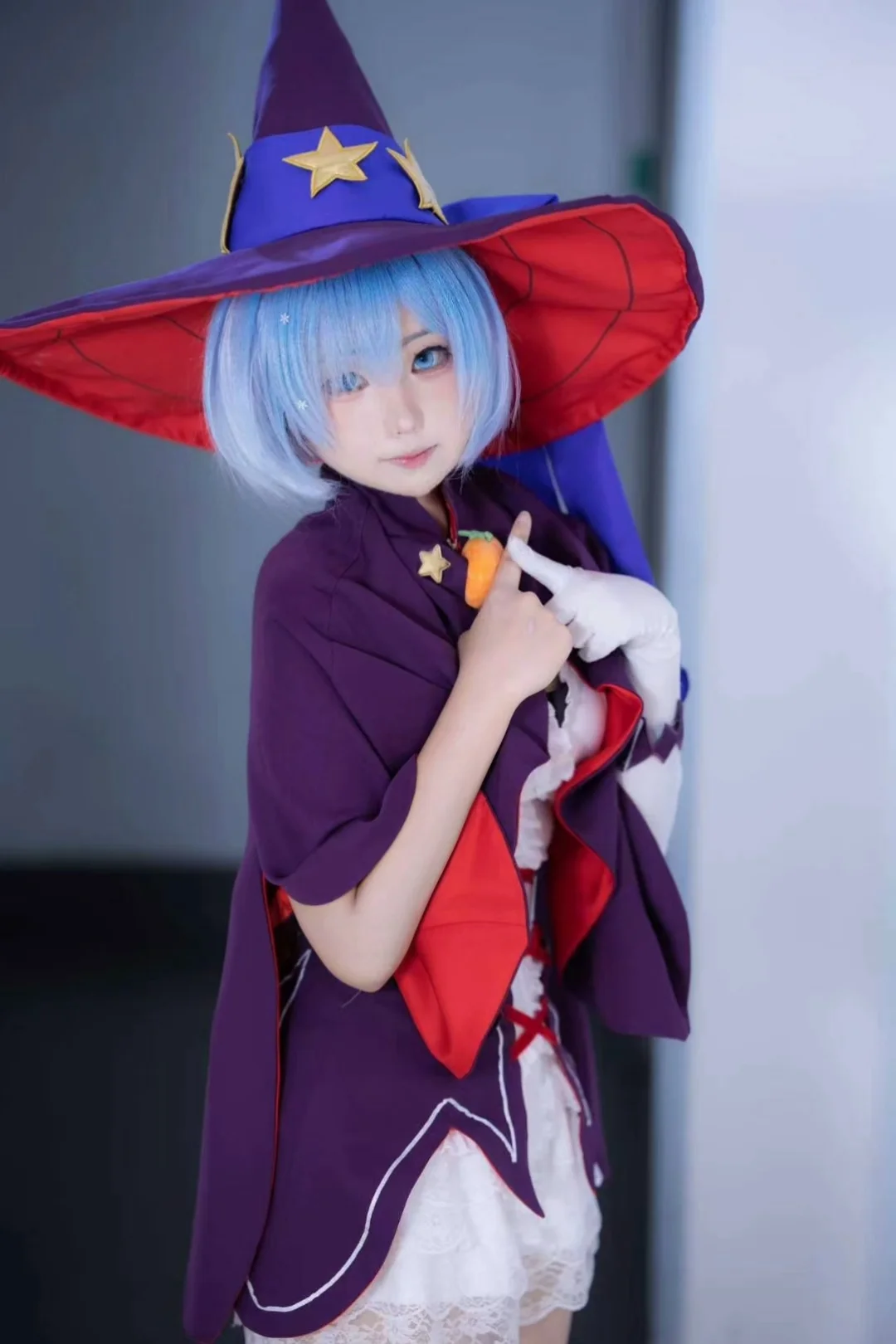 【蕾姆cos】从零开始的异世界生活 万圣节魔法装扮 - 第 3 张