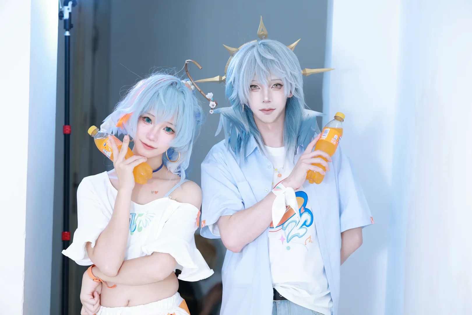 【知更鸟cos】崩坏星穹铁道来一瓶芬达吧 - 第 1 张
