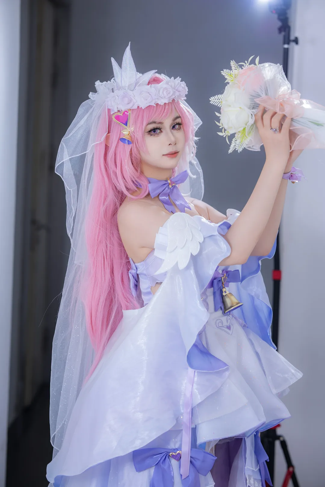 爱莉希雅cos 崩坏三 静安大悦城的浪漫婚纱记录 - 第 2 张