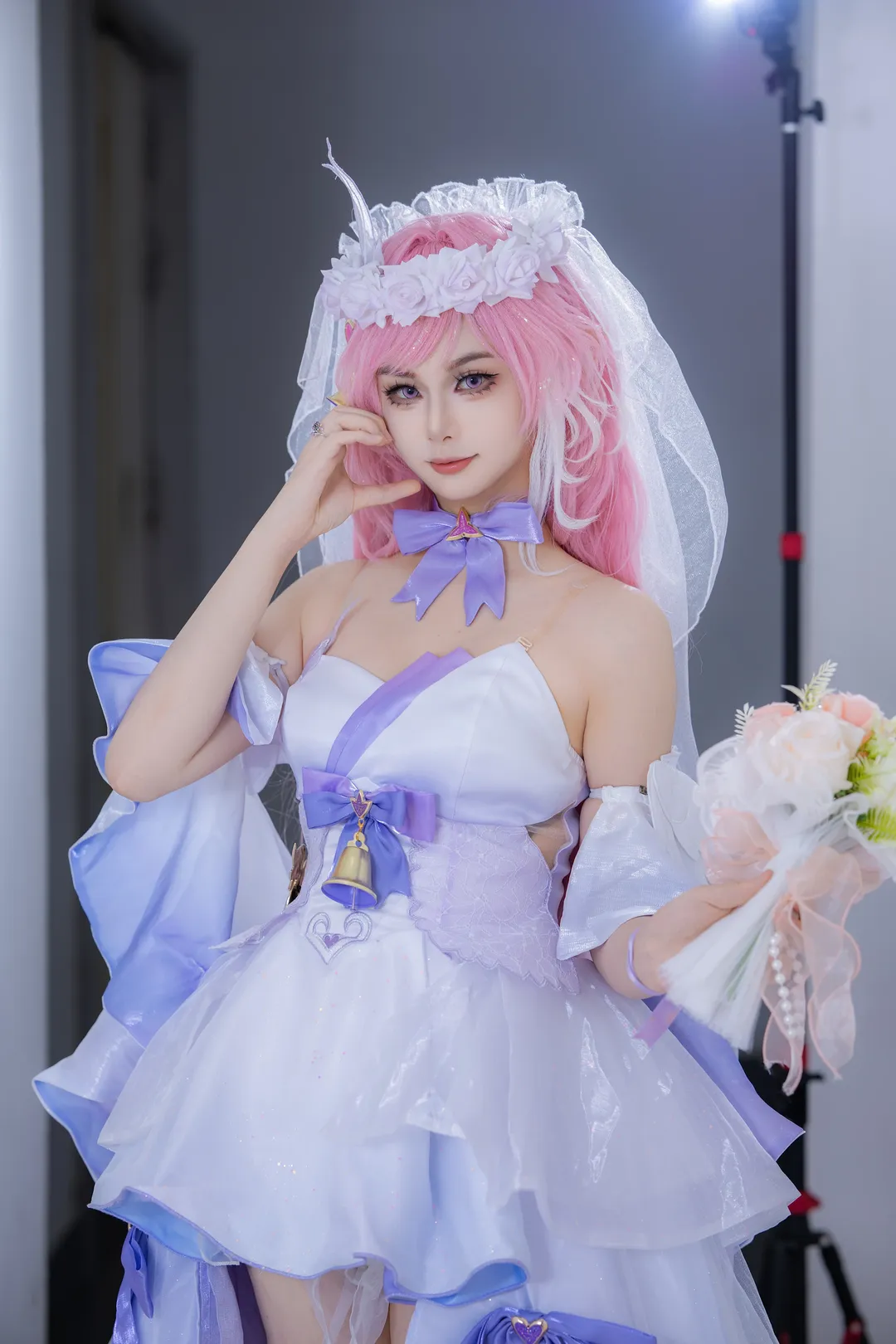 爱莉希雅cos 崩坏三 静安大悦城的浪漫婚纱记录 - 第 5 张