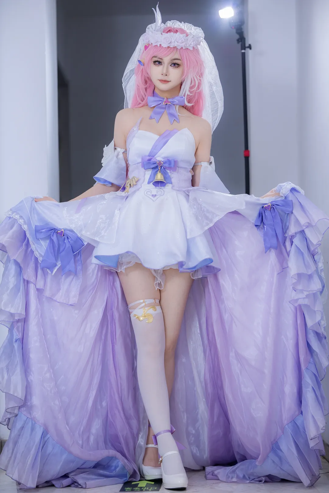 爱莉希雅cos 崩坏三 静安大悦城的浪漫婚纱记录 - 第 6 张