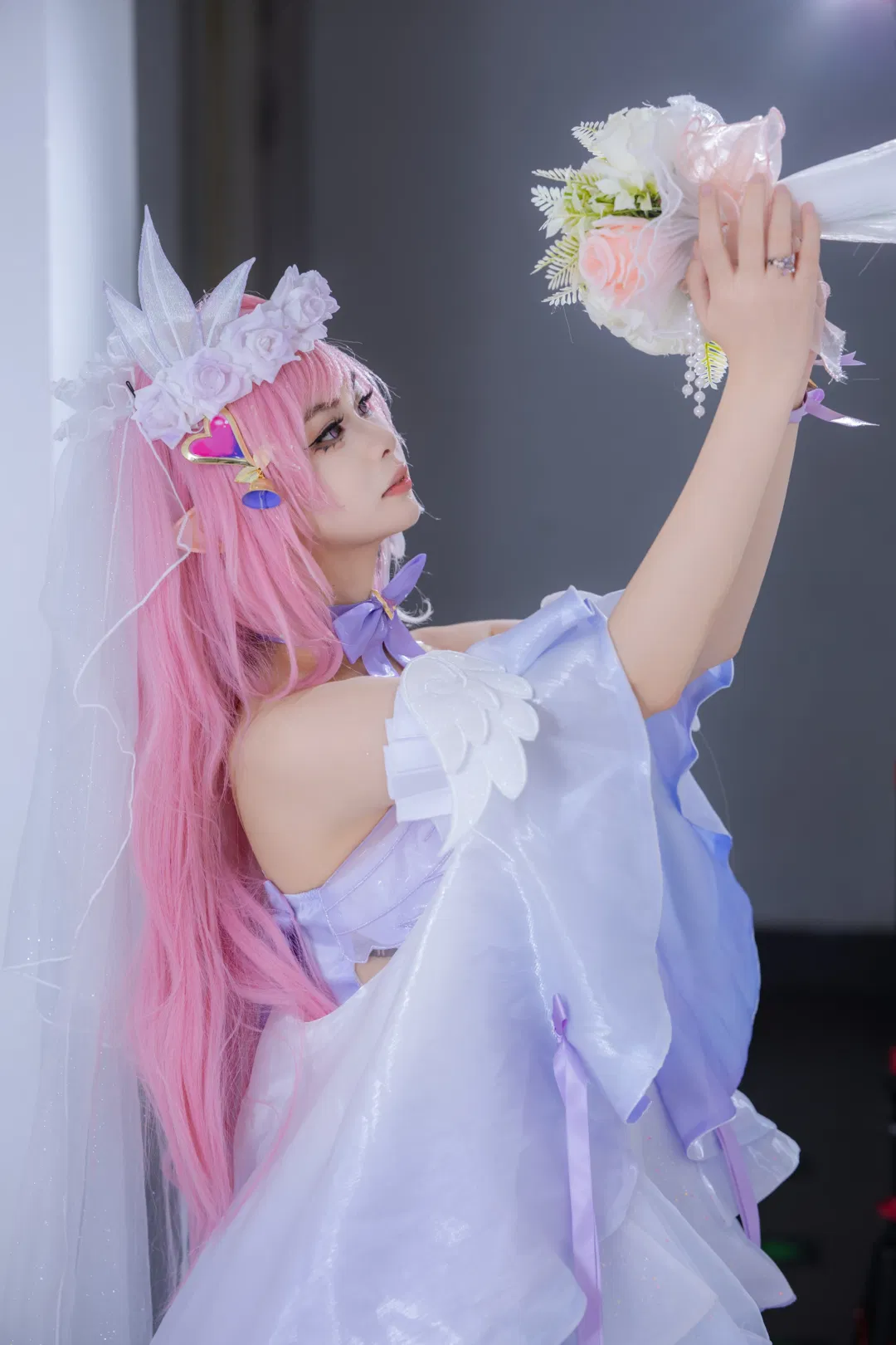 爱莉希雅cos 崩坏三 静安大悦城的浪漫婚纱记录 - 第 8 张