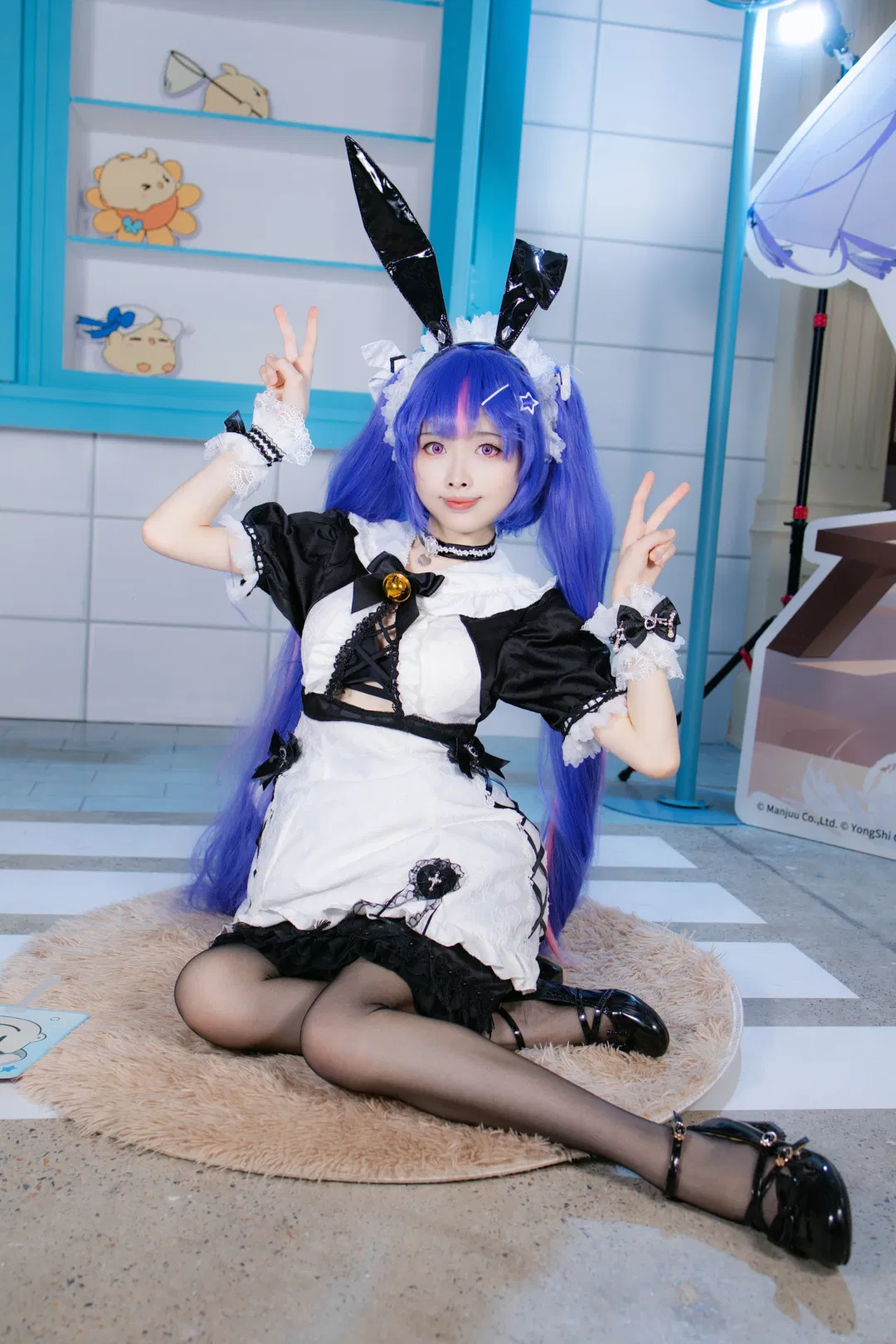 【薩里cos】碧藍航線清涼節女僕兔場照 - 第 3 張