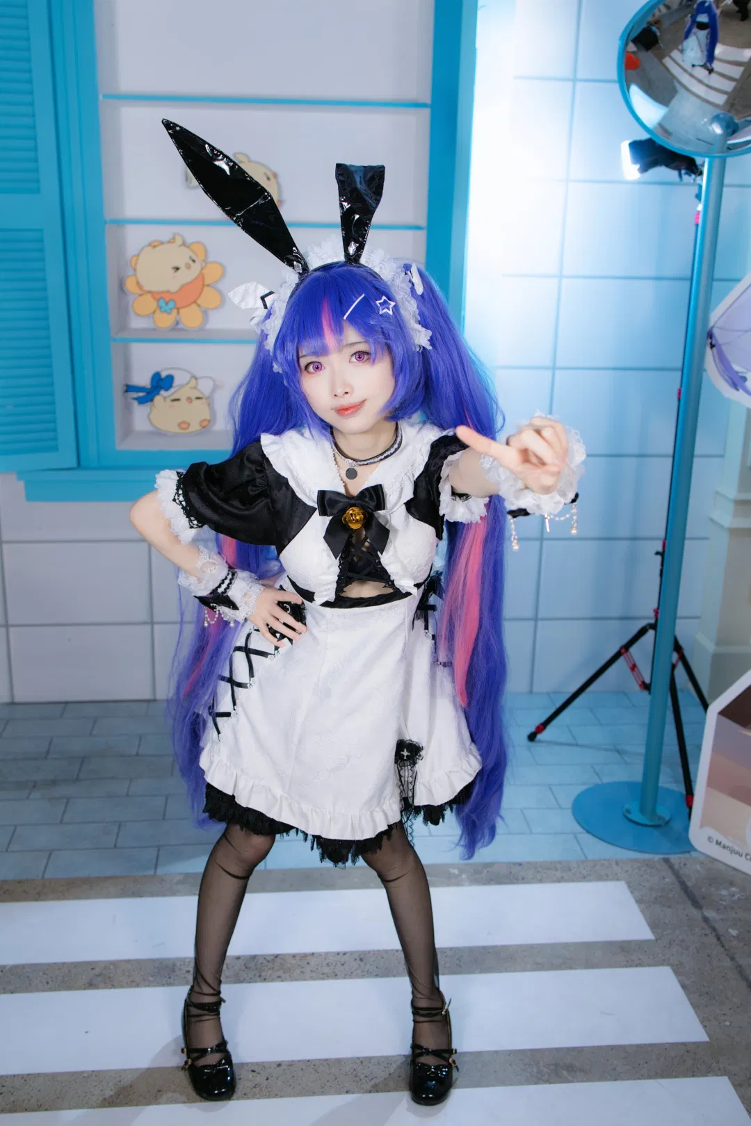 【薩里cos】碧藍航線清涼節女僕兔場照 - 第 4 張
