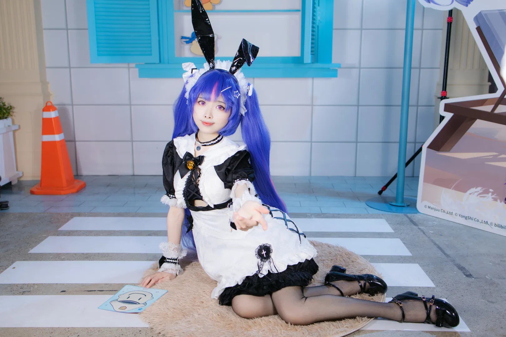 【薩里cos】碧藍航線清涼節女僕兔場照 - 第 5 張