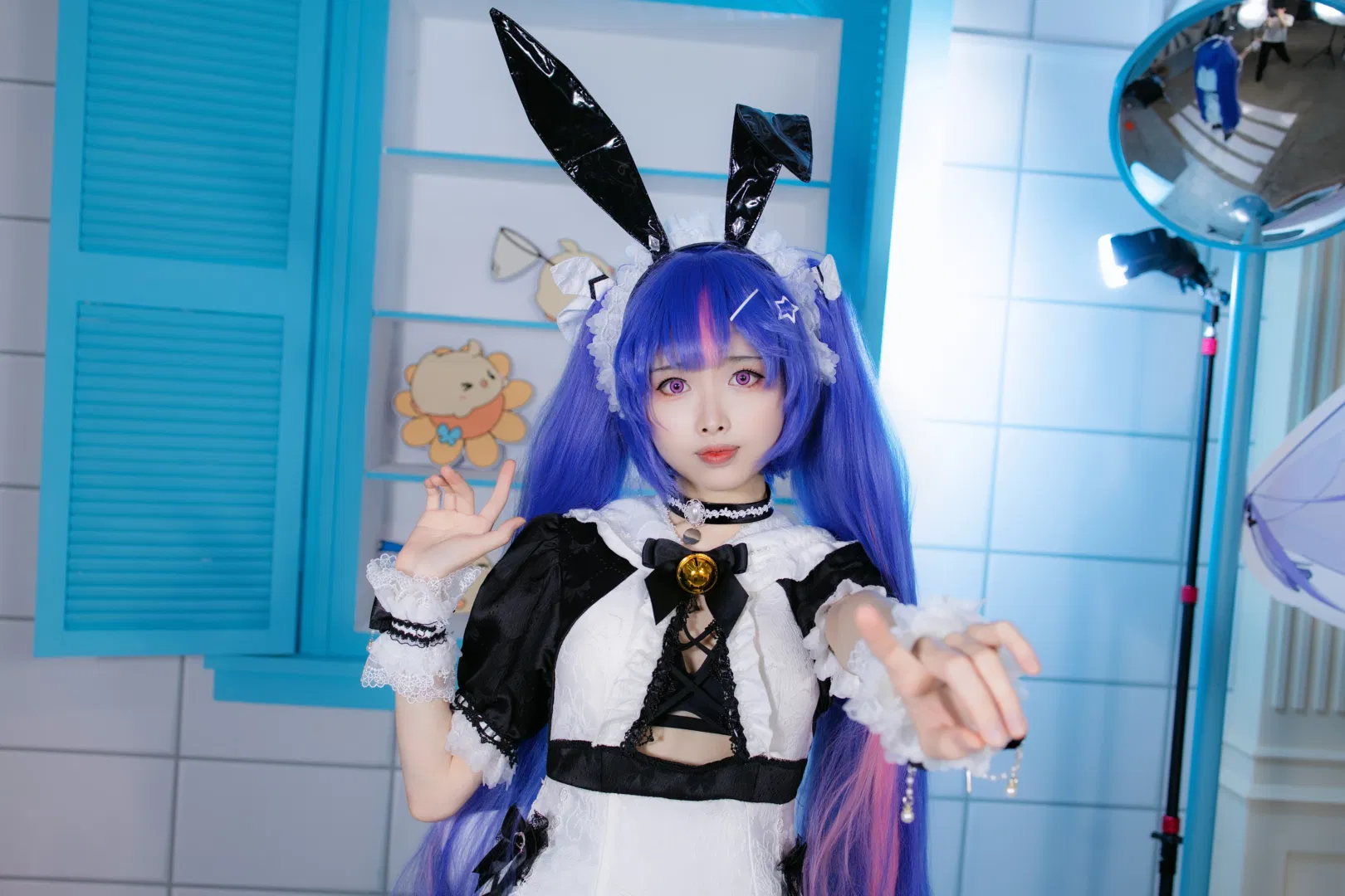【薩里cos】碧藍航線清涼節女僕兔場照 - 第 9 張