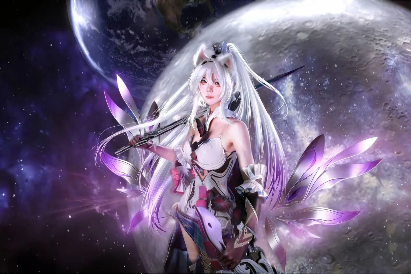 【琪亚娜cos】崩坏3终焉律者，星空下的终焉降临 - 第 5 张