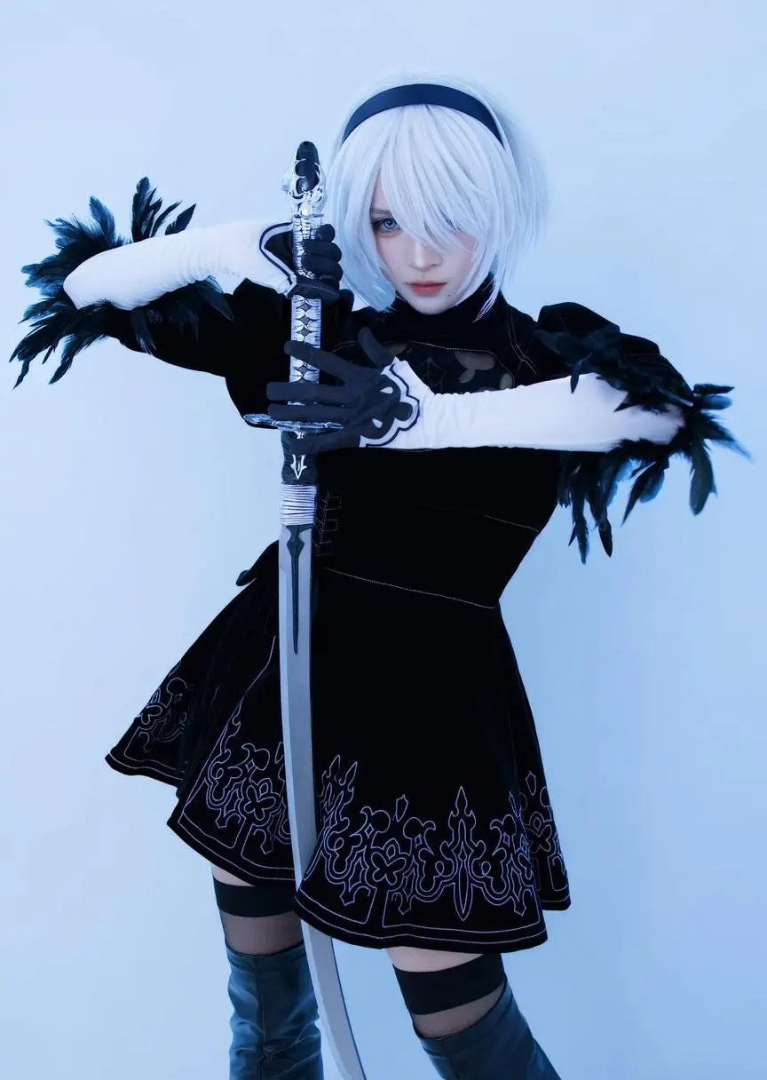 【2Bcos】在靜安大悅城拍攝尼爾機械紀元，狹窄走廊裡的戰鬥張力 - 第 5 張
