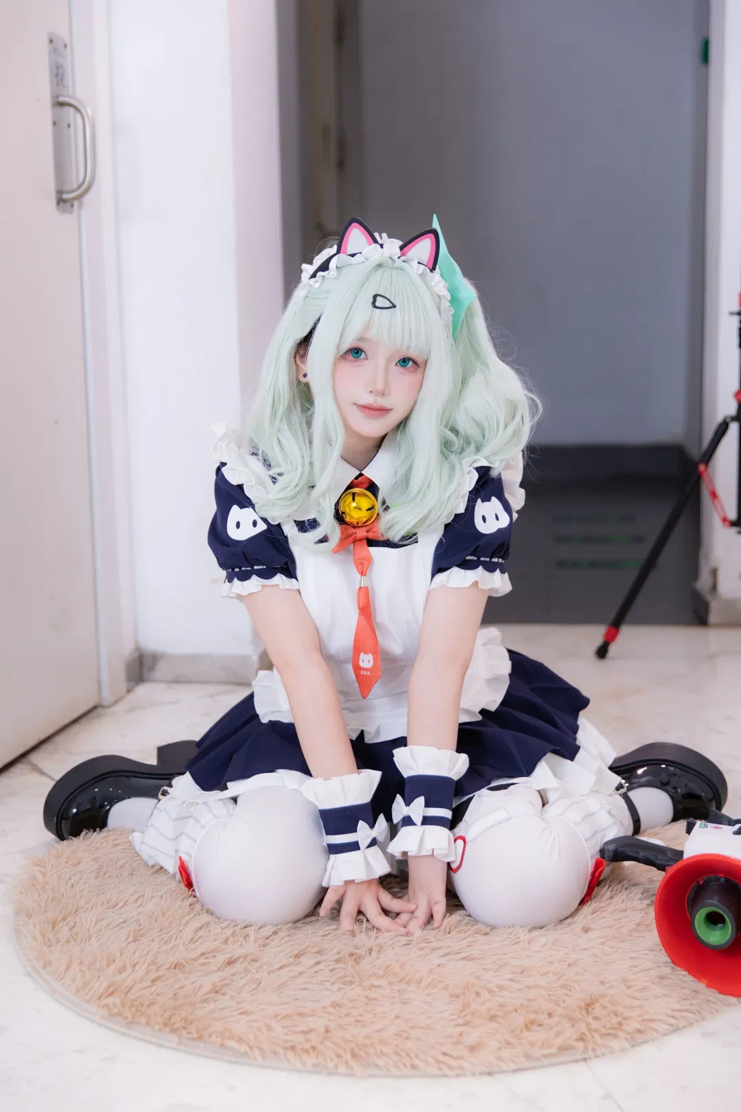 【千夏cos】妄想天使女仆装出镜，静安大悦城拍摄存档 - 第 2 张