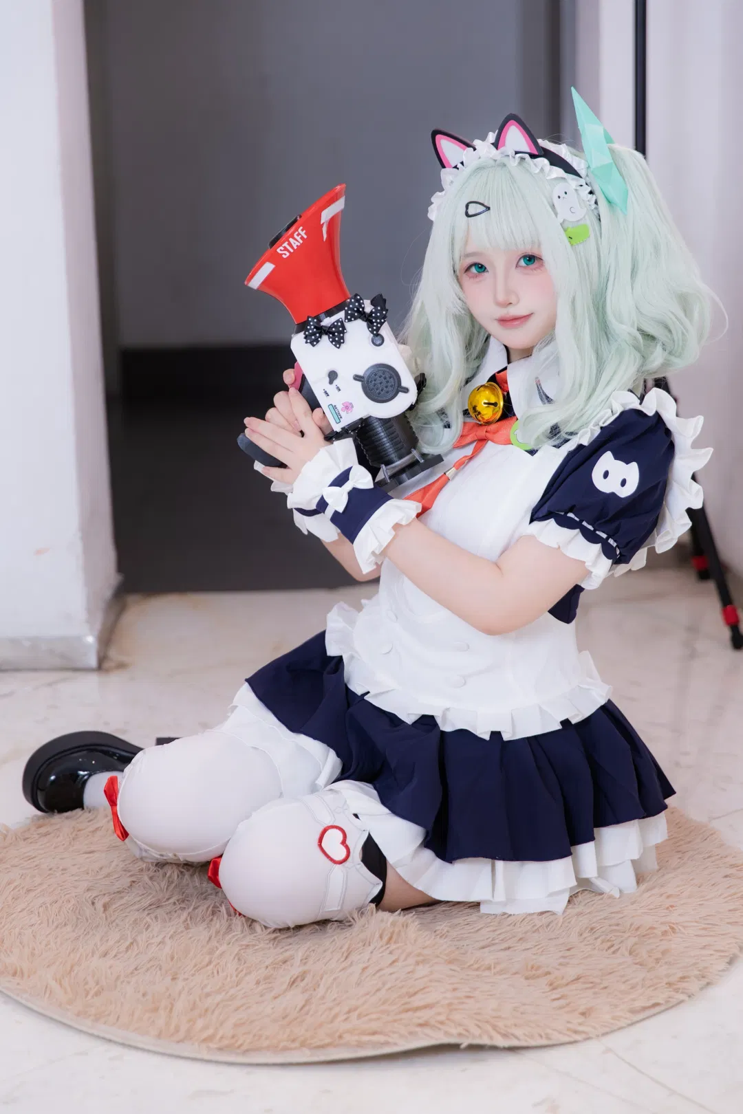 【千夏cos】妄想天使女仆装出镜，静安大悦城拍摄存档 - 第 4 张