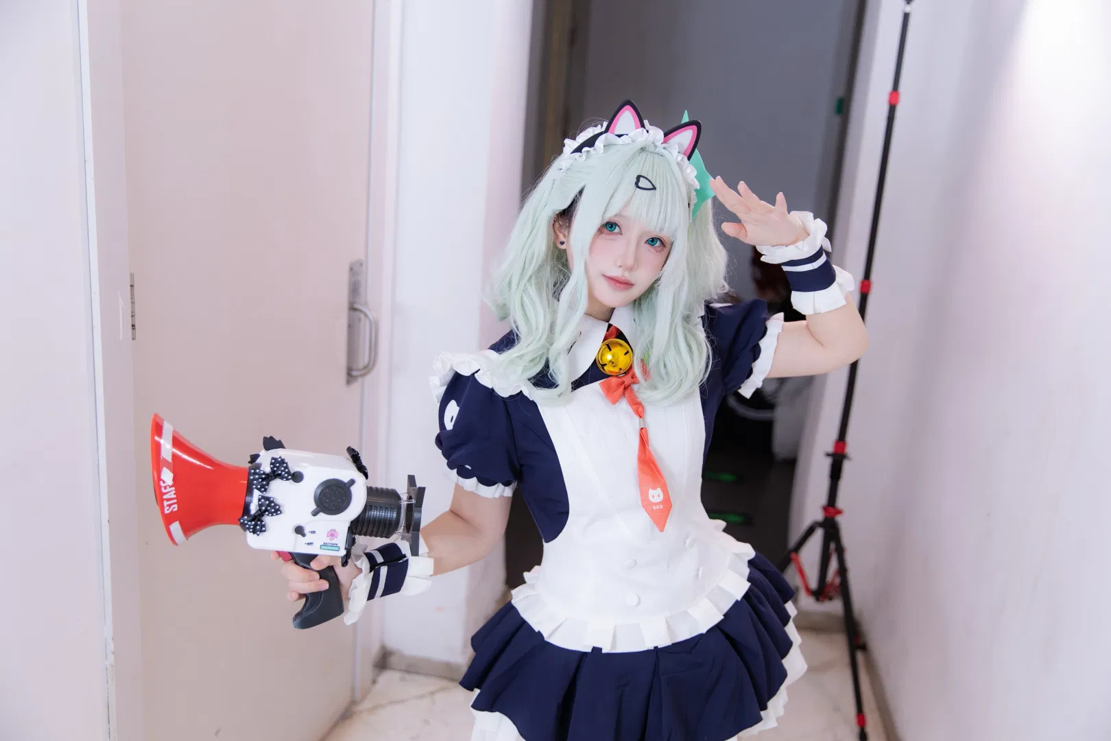 【千夏cos】妄想天使女仆装出镜，静安大悦城拍摄存档 - 第 5 张