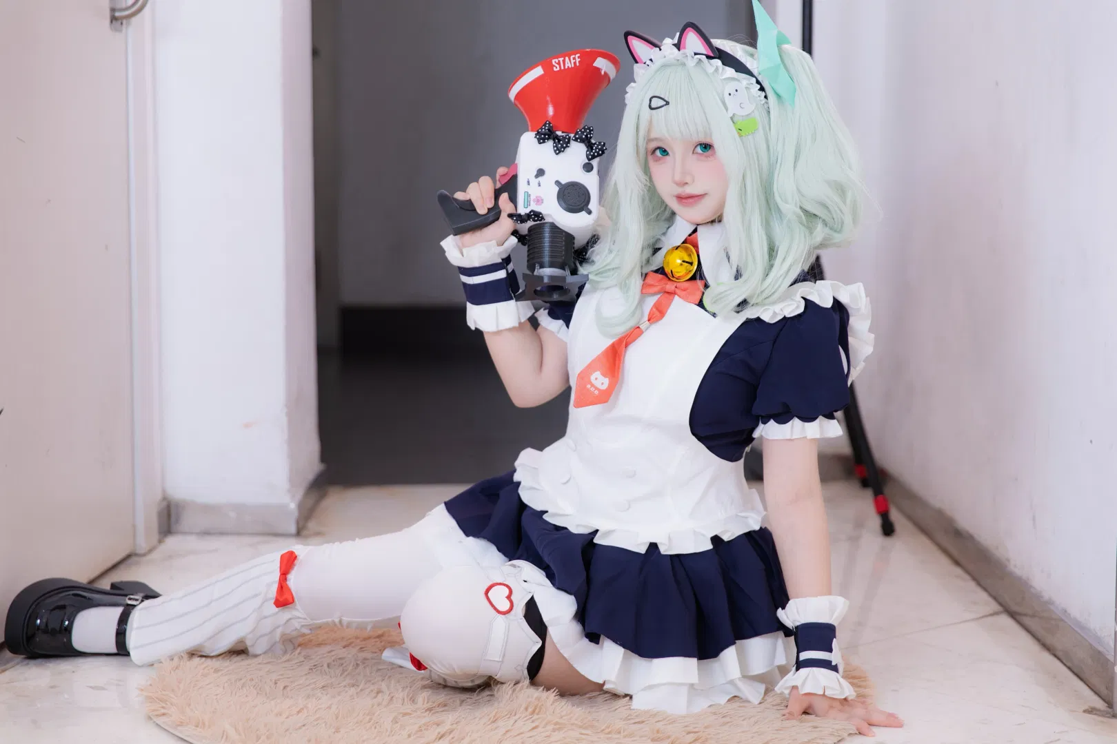 【千夏cos】妄想天使女仆装出镜，静安大悦城拍摄存档 - 第 6 张