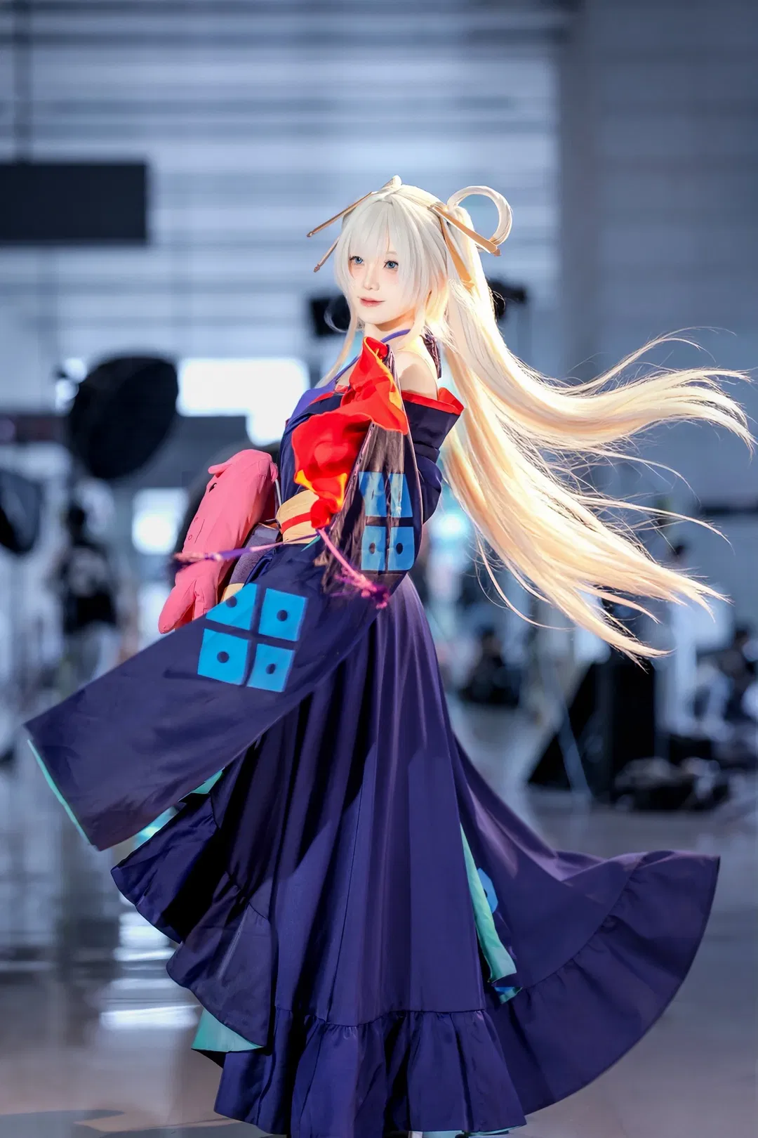 【月见八千代cos】超时空辉夜姬的奇幻和风造型 - 第 1 张