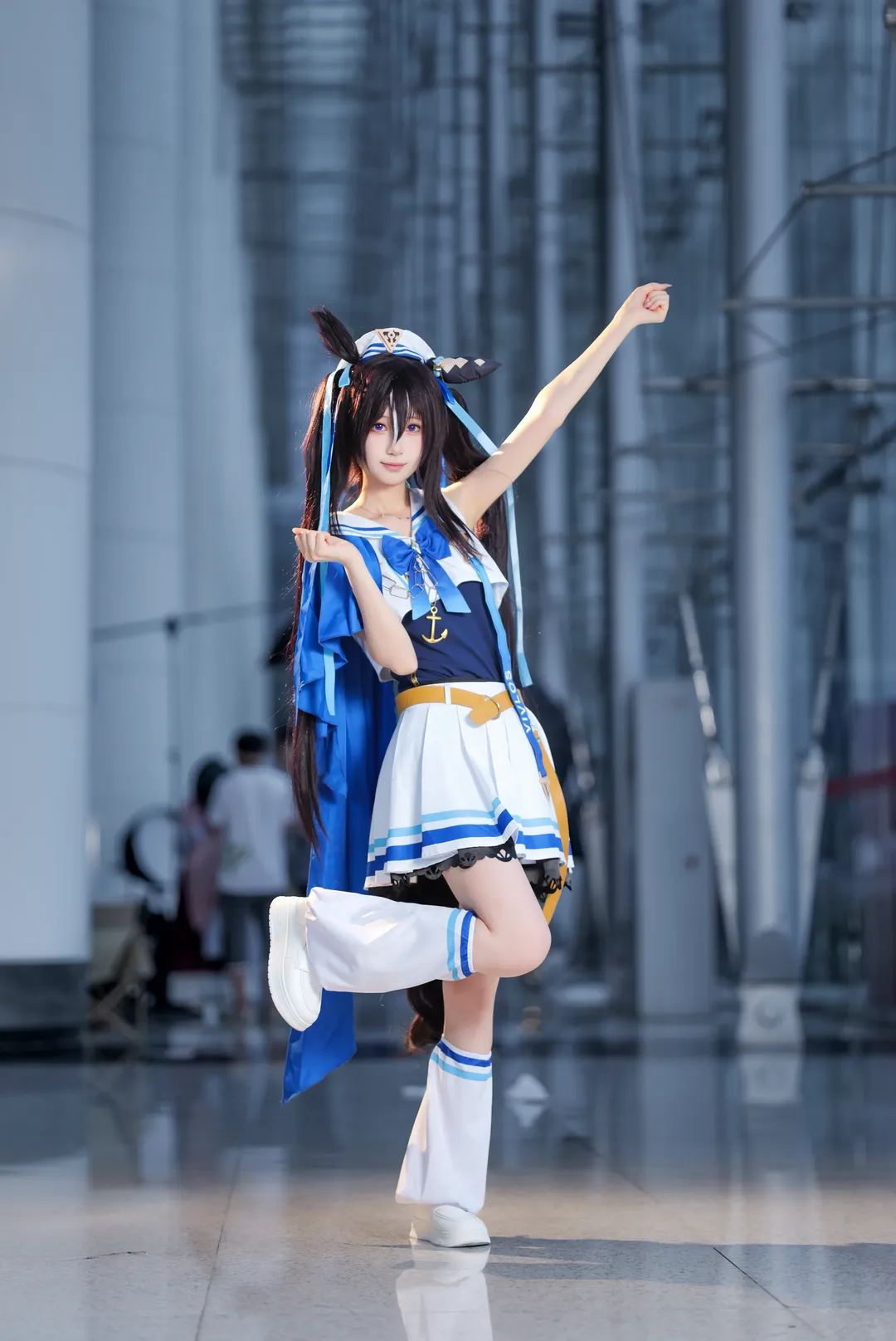 【强击cos】赛马娘强击的夏日水手服写真 - 第 5 张