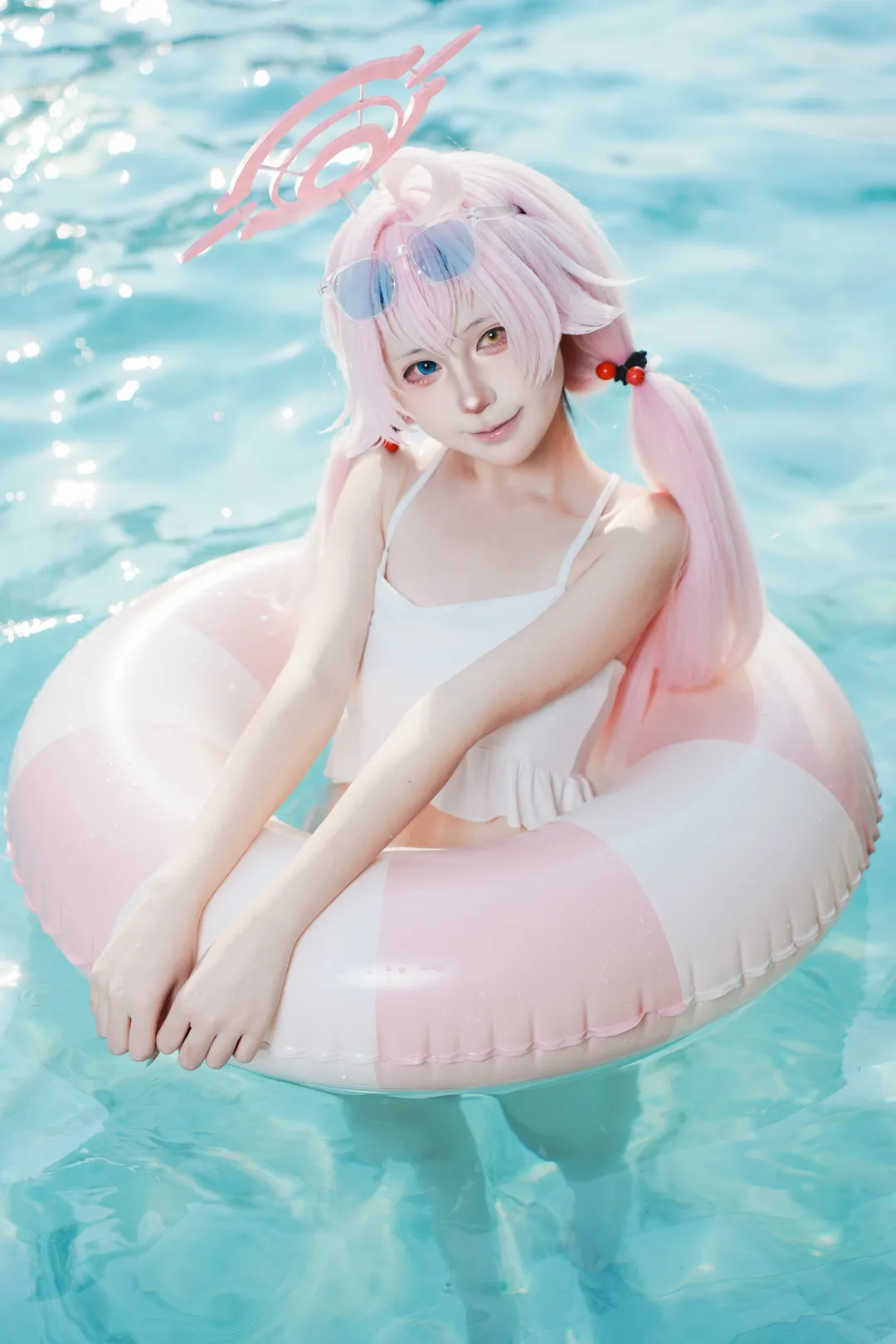 【小鳥遊星野cos】蔚藍檔案盛夏泳裝正片瞬間 - 第 5 張