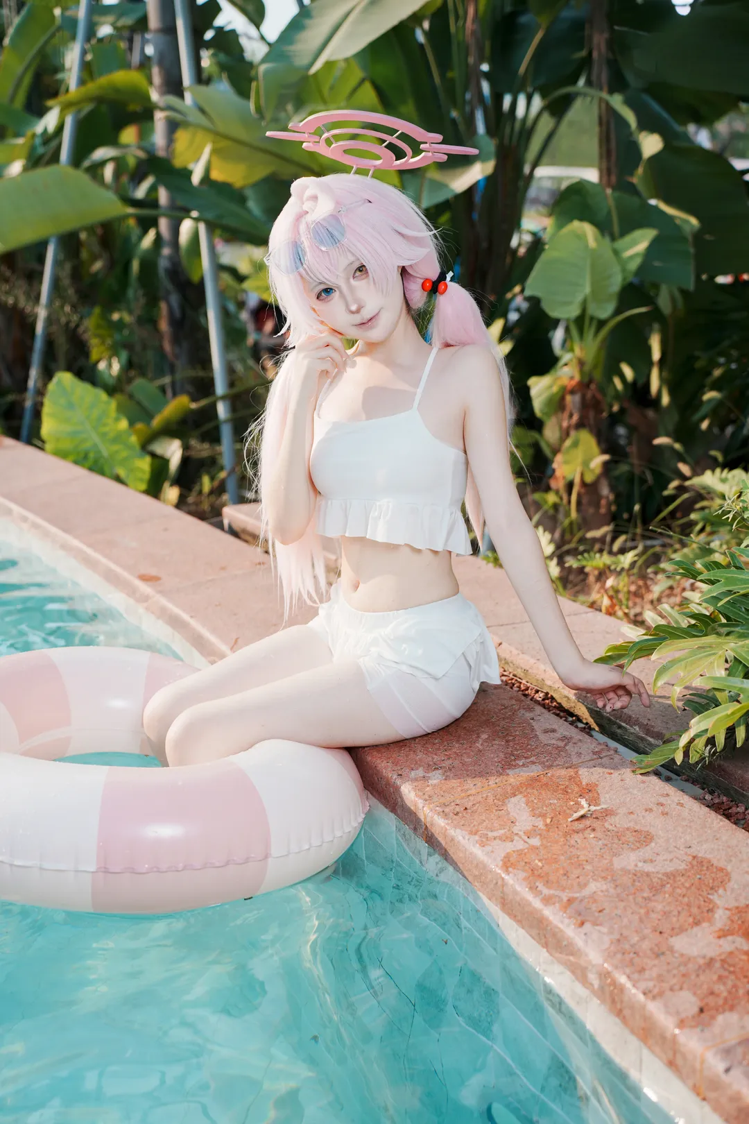 【小鳥遊星野cos】蔚藍檔案盛夏泳裝正片瞬間 - 第 6 張