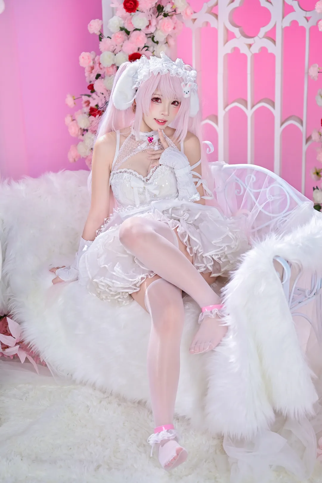【爱丽丝cos】胜利女神：妮姬的粉色童话幻梦 - 第 1 张